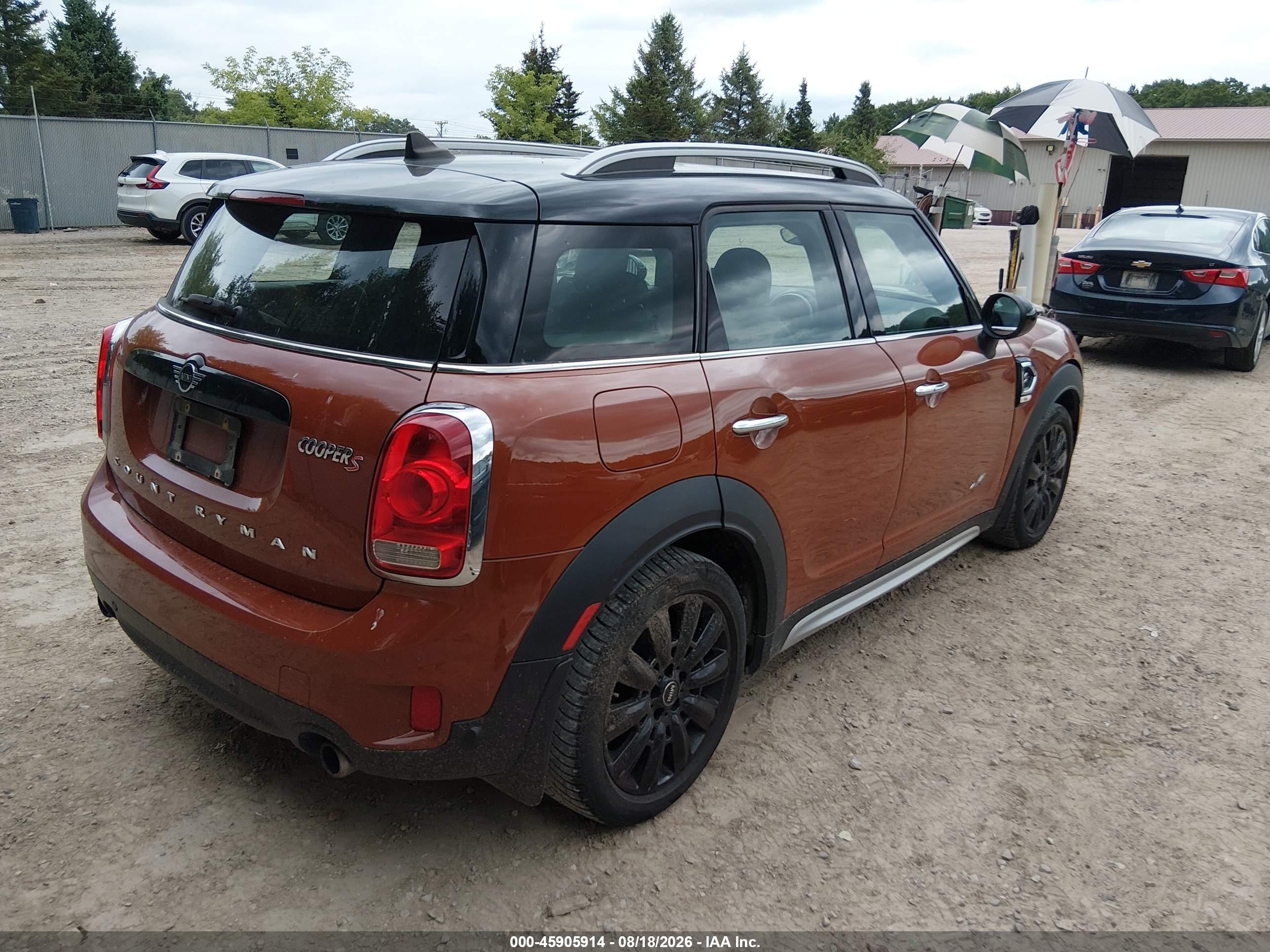 2019 Mini Countryman VIN WMZYT5C51K3G92305 IAAI salvage auction — Front End, Clear (Wisconsin), sold $1,975 on 2026-09-18 (photo 4)