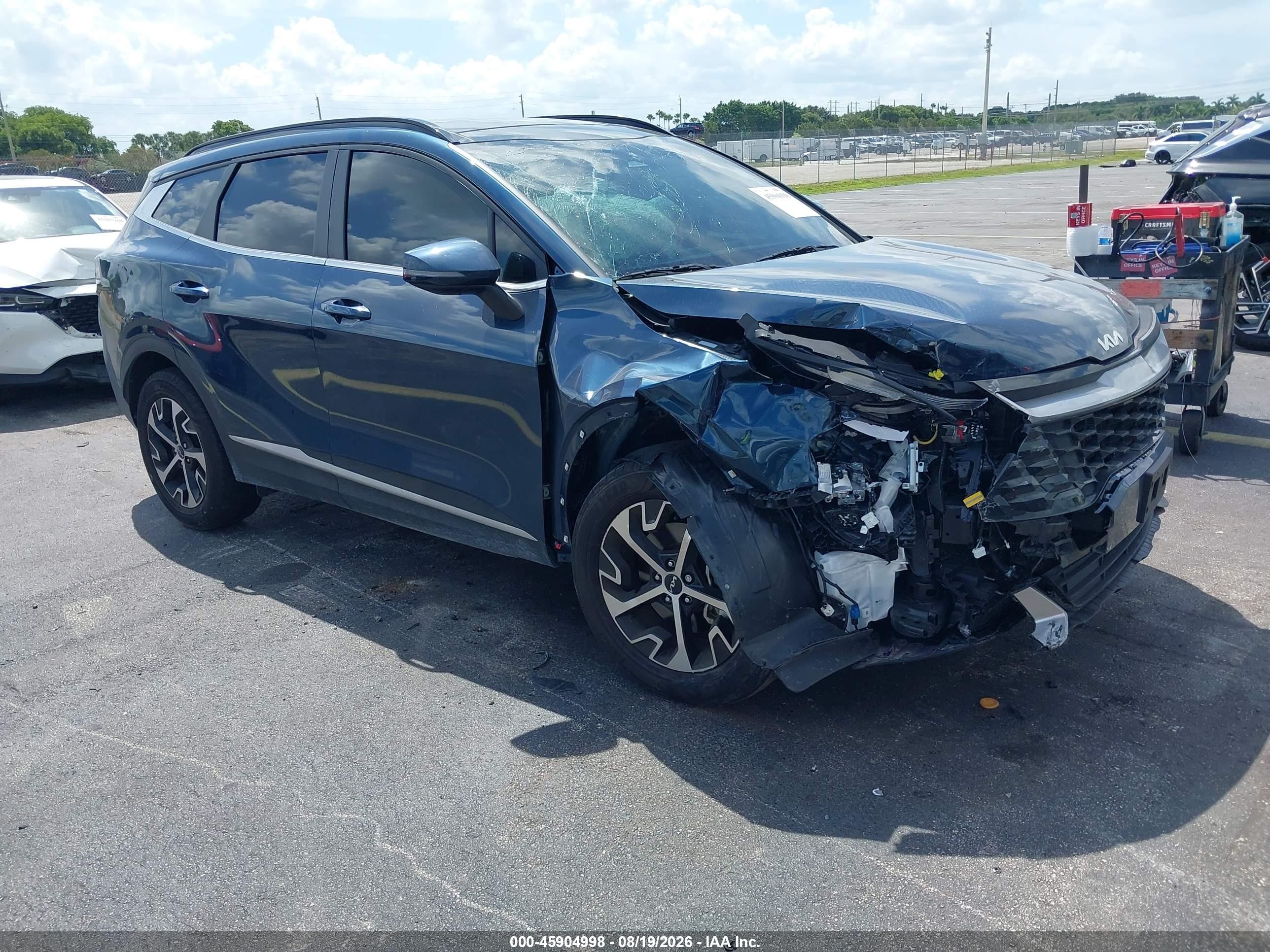 2025 Kia Sportage Hybrid VIN KNDPVCDGXS7200211 — IAAI salvage auction photo