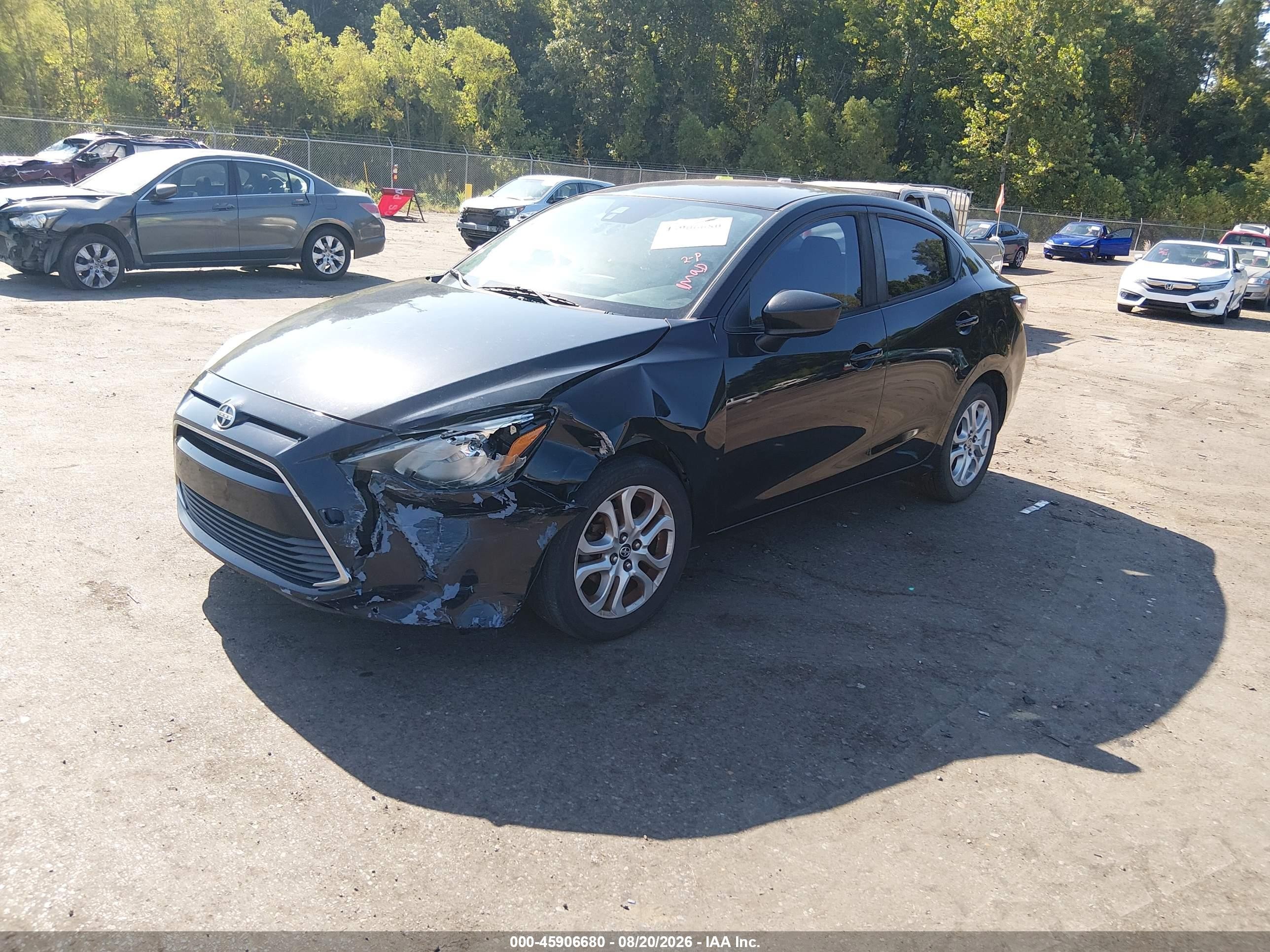 2016 Scion iA VIN 3MYDLBZV6GY146603 IAAI salvage auction — Front End, Salvage (Mississippi), sold $1,500 on 2026-09-25 (photo 2)