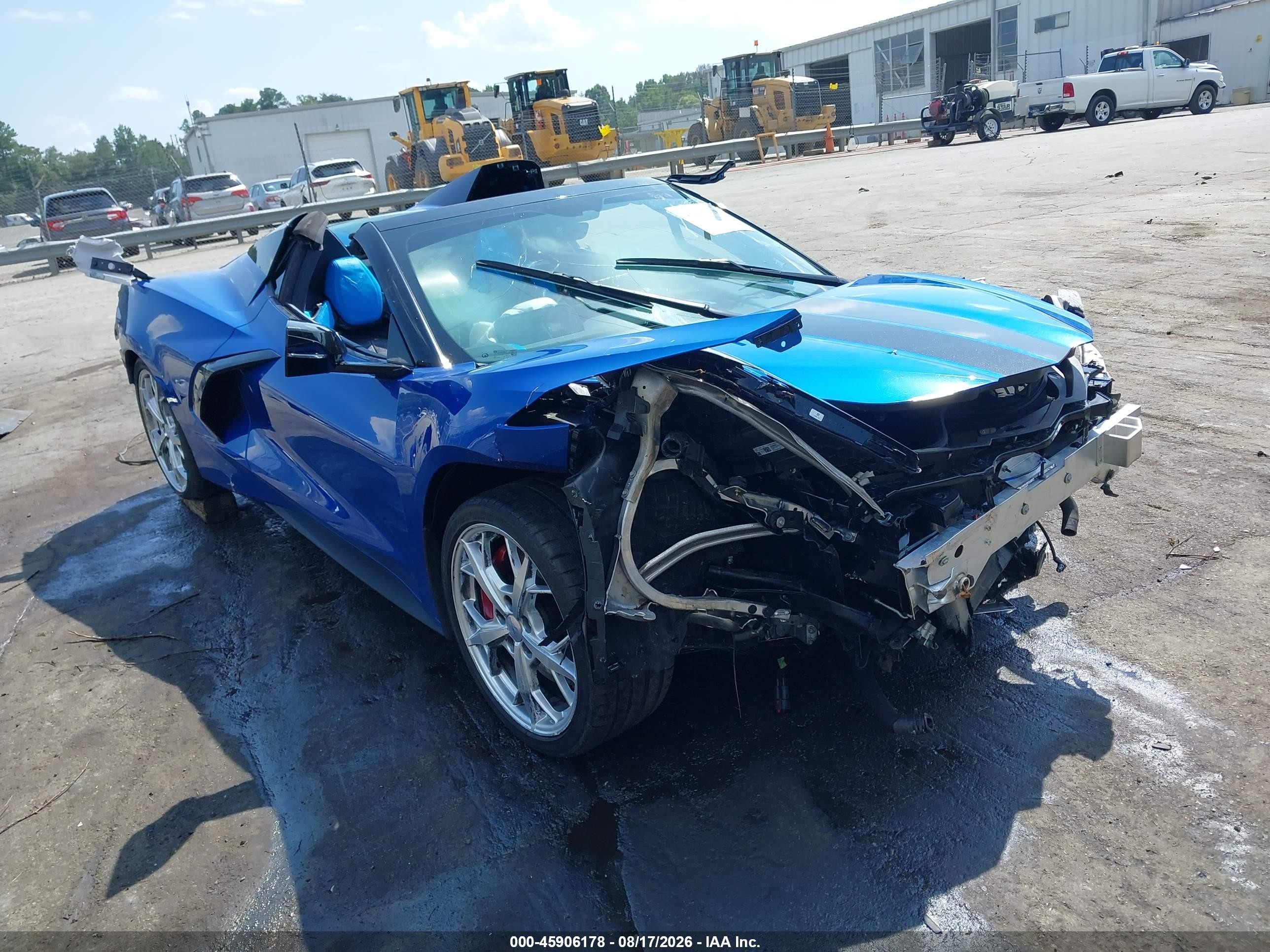 2021 Chevrolet Corvette Stingray VIN 1G1YC3D46M5116958 — IAAI salvage auction photo