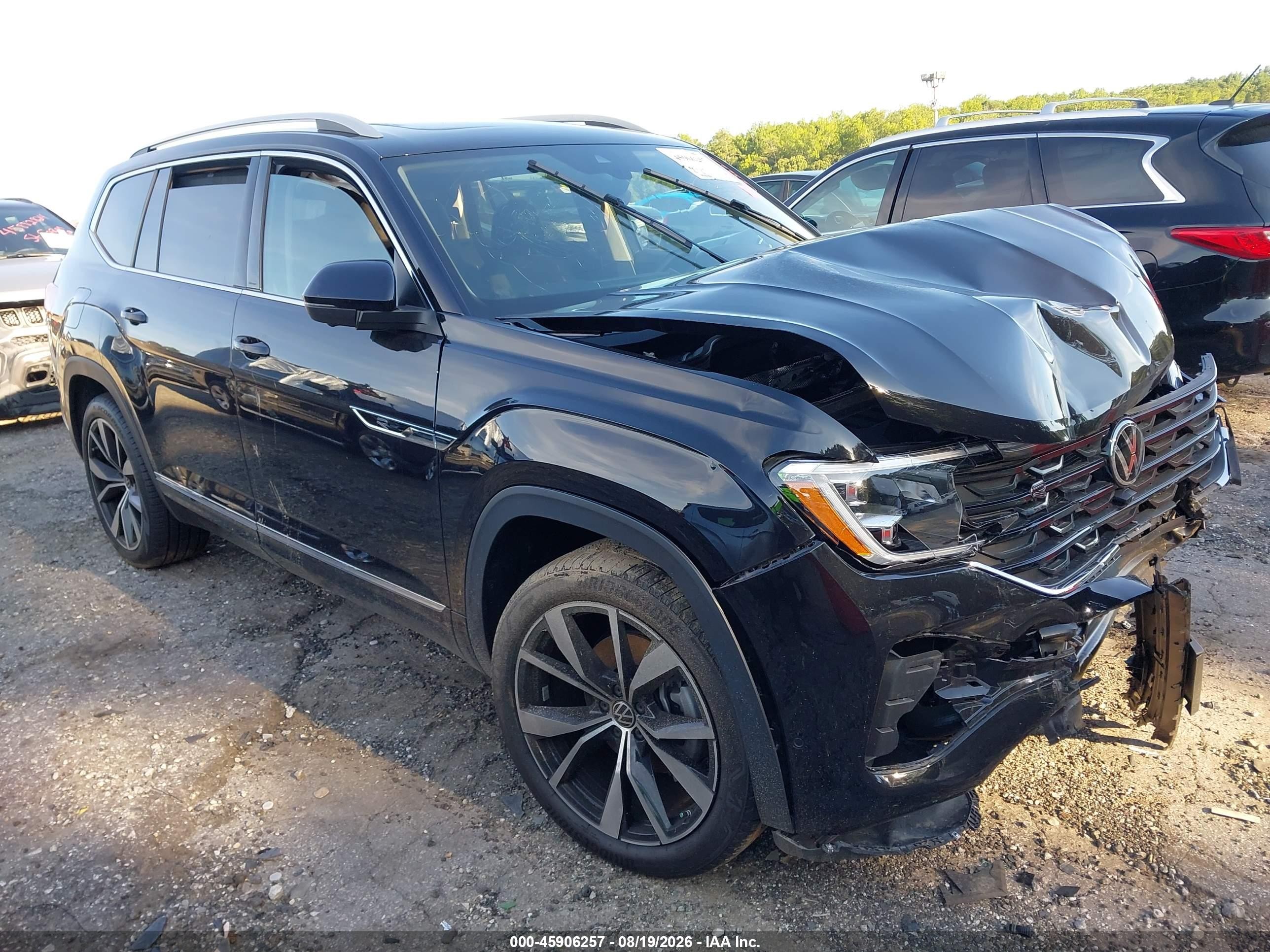 2025 Volkswagen Atlas VIN 1V2FR2CA2SC545276 IAAI salvage auction — Front End, Salvage (Georgia), sold $8,600 on 2026-09-25 (photo 1)