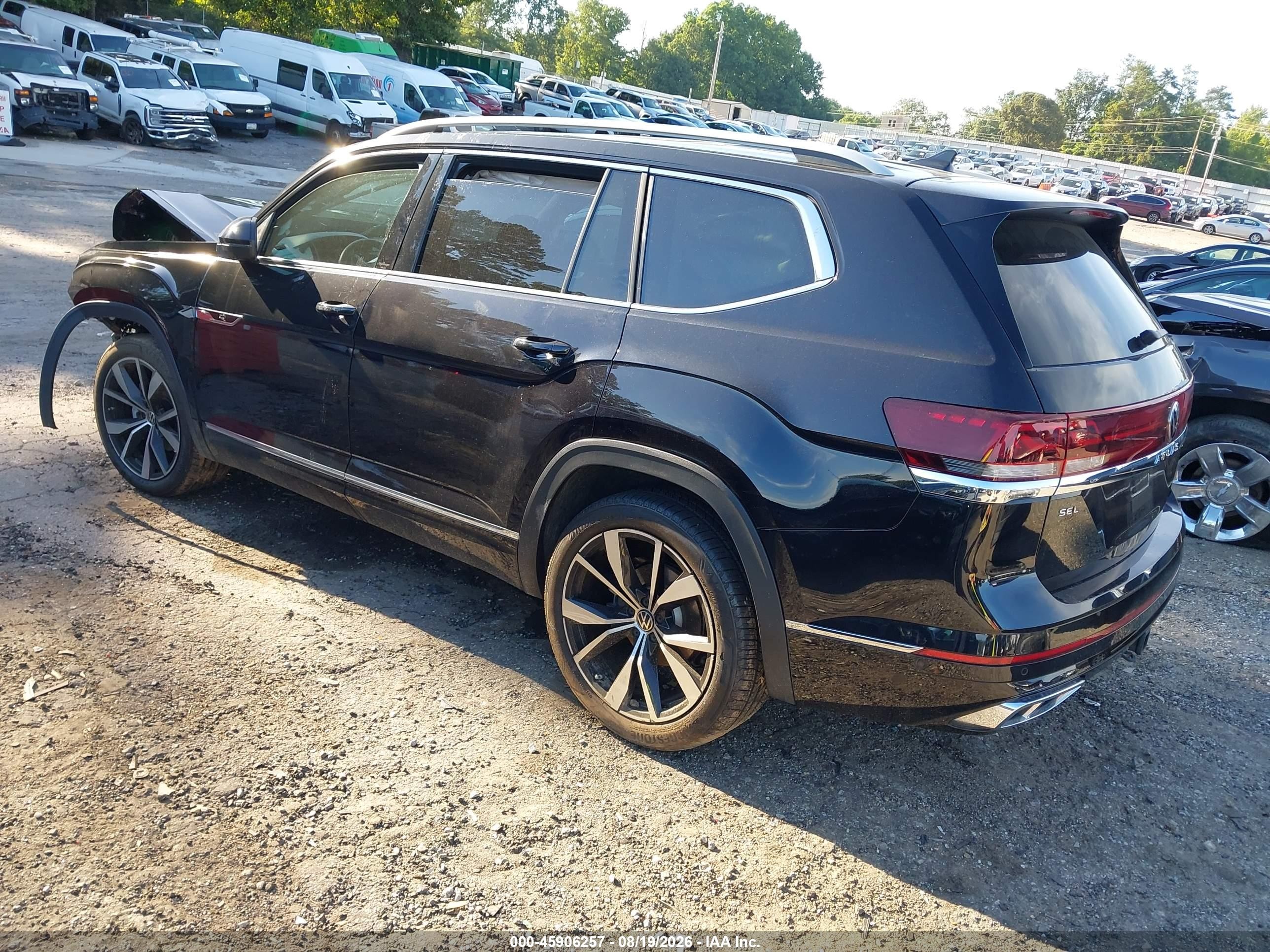 2025 Volkswagen Atlas VIN 1V2FR2CA2SC545276 IAAI salvage auction — Front End, Salvage (Georgia), sold $8,600 on 2026-09-25 (photo 3)