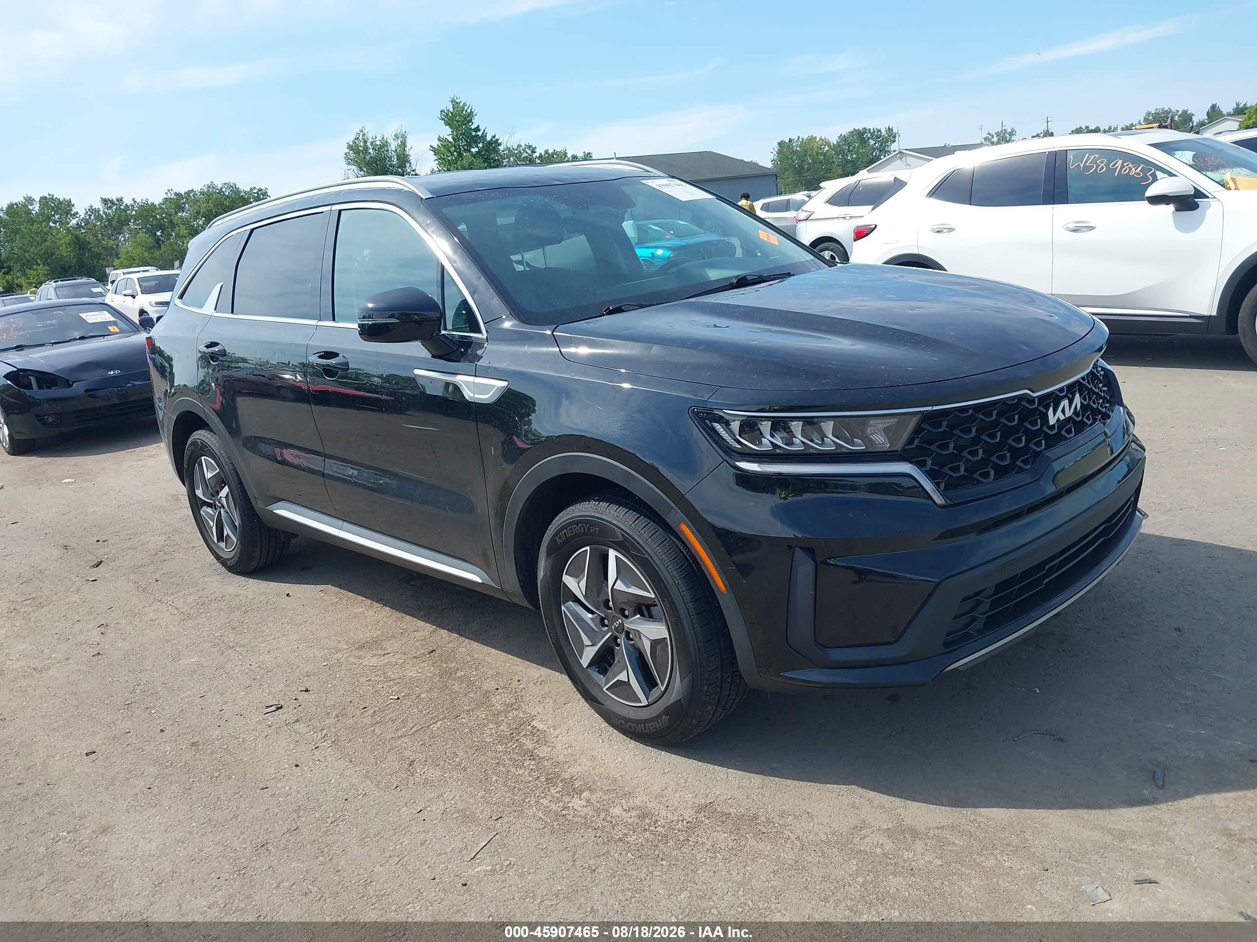 2022 Kia Sorento Hybrid VIN KNDRG4LG4N5089682 — IAAI salvage auction photo