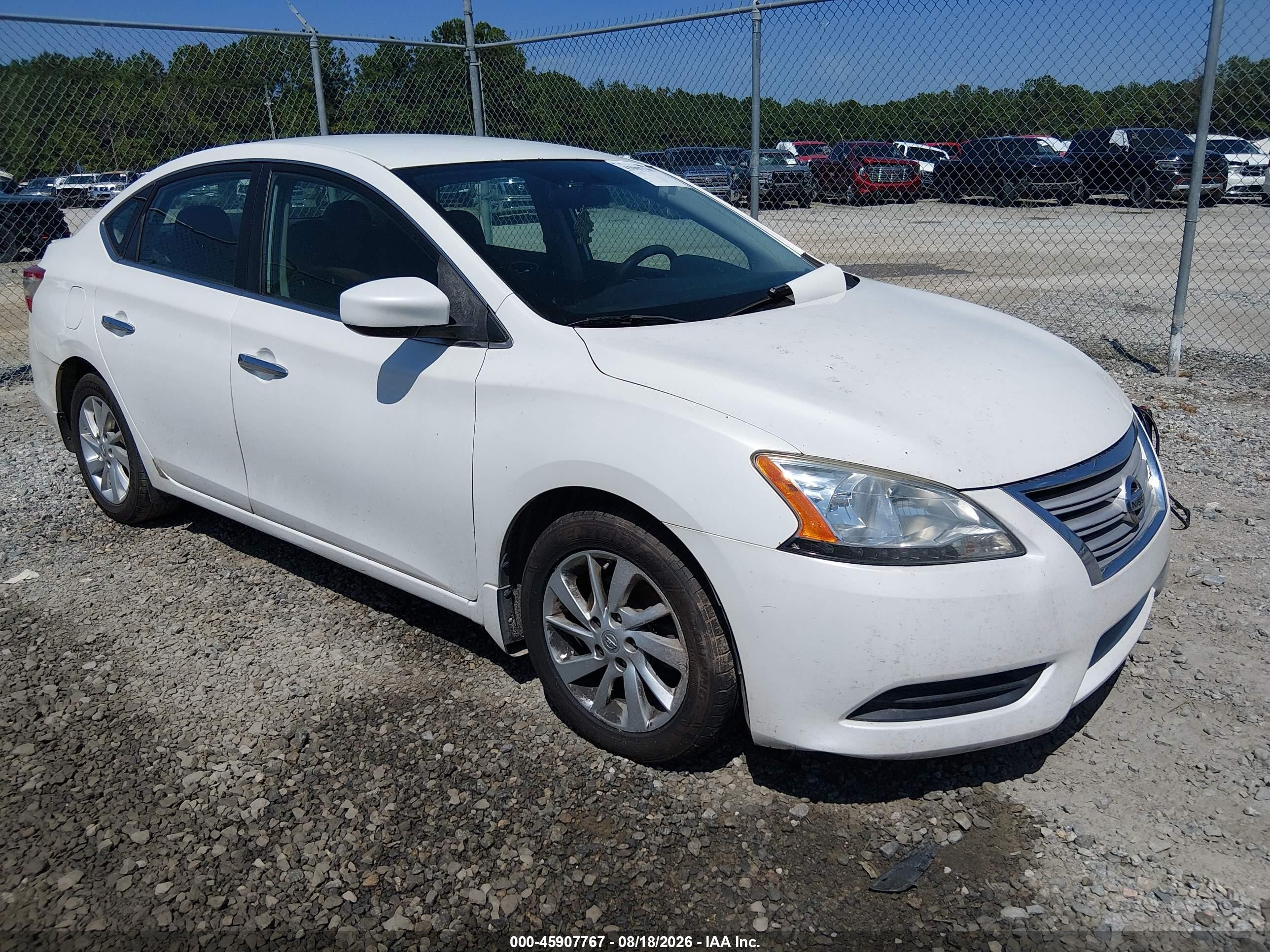 2013 Nissan Sentra VIN 3N1AB7AP4DL676241 IAAI salvage auction — Normal Wear, Clear (Georgia), sold $375 on 2026-09-04 (photo 1)