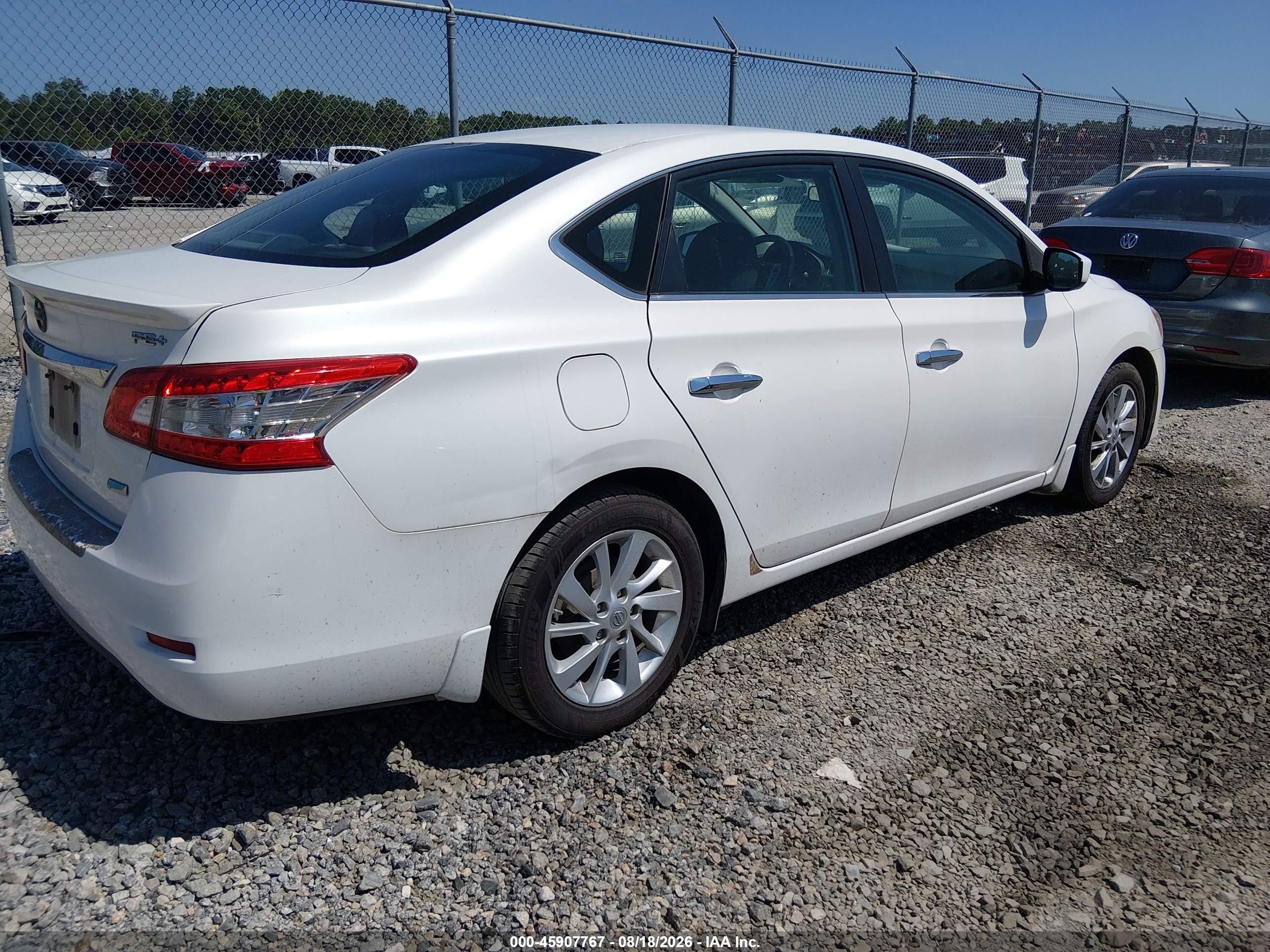 2013 Nissan Sentra VIN 3N1AB7AP4DL676241 IAAI salvage auction — Normal Wear, Clear (Georgia), sold $375 on 2026-09-04 (photo 4)
