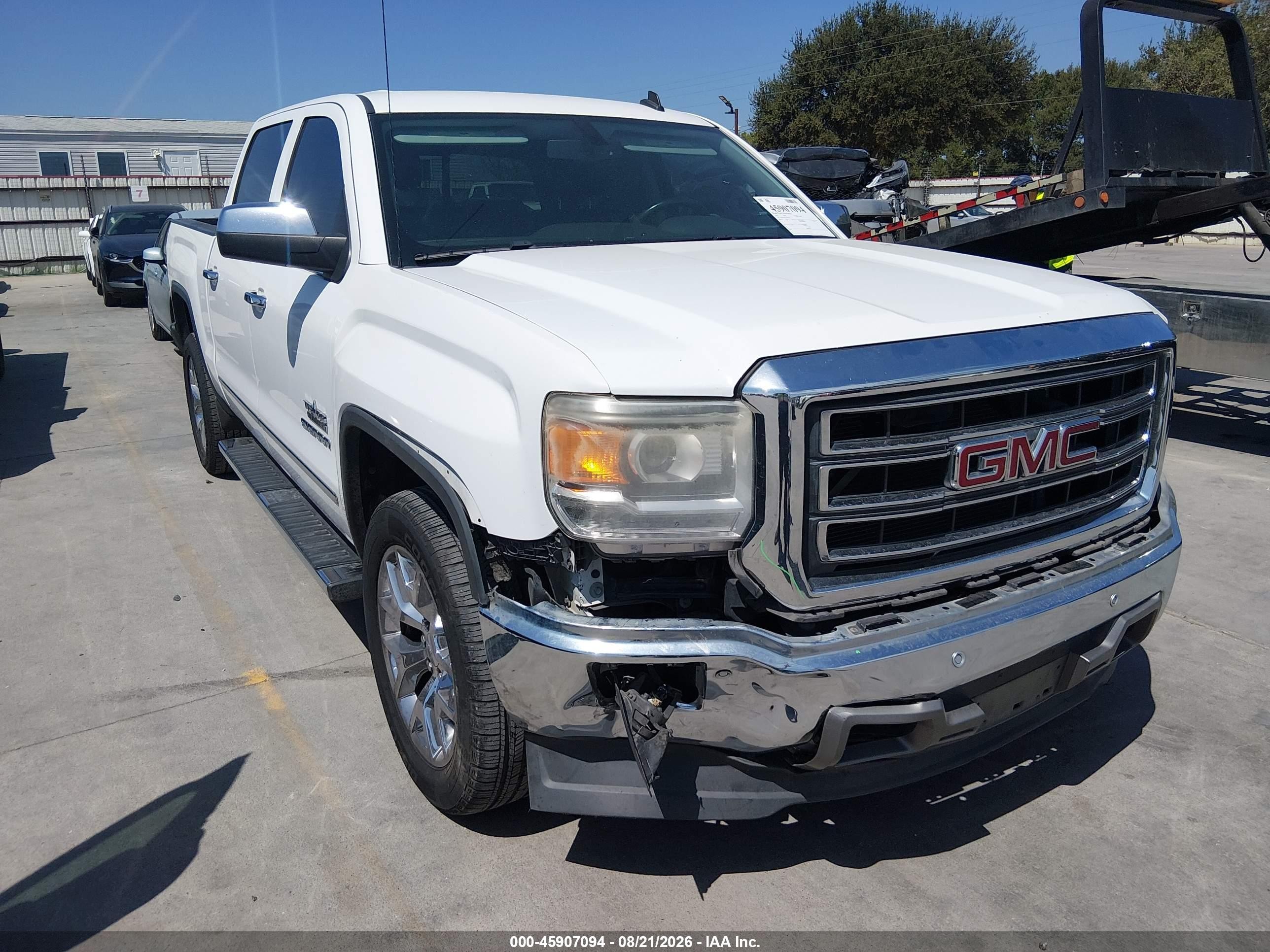 2014 GMC Sierra 1500 VIN 3GTP1VEC7EG199529 — IAAI salvage auction photo