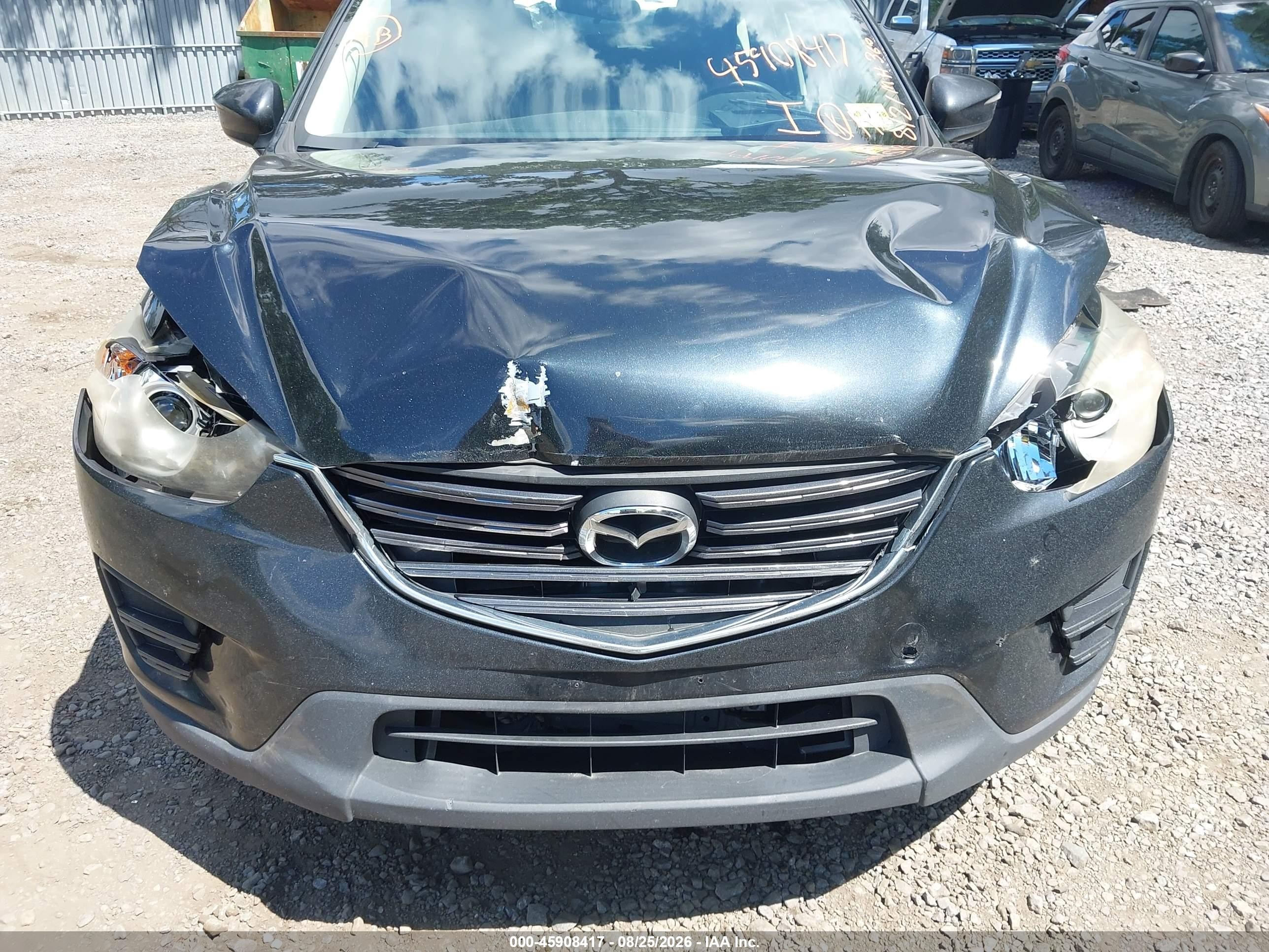 2016 Mazda Cx-5 VIN JM3KE4BY5G0727303 IAAI salvage auction — Front End, Salvage (New Jersey), sold $1,950 on 2026-10-06 (photo 6)
