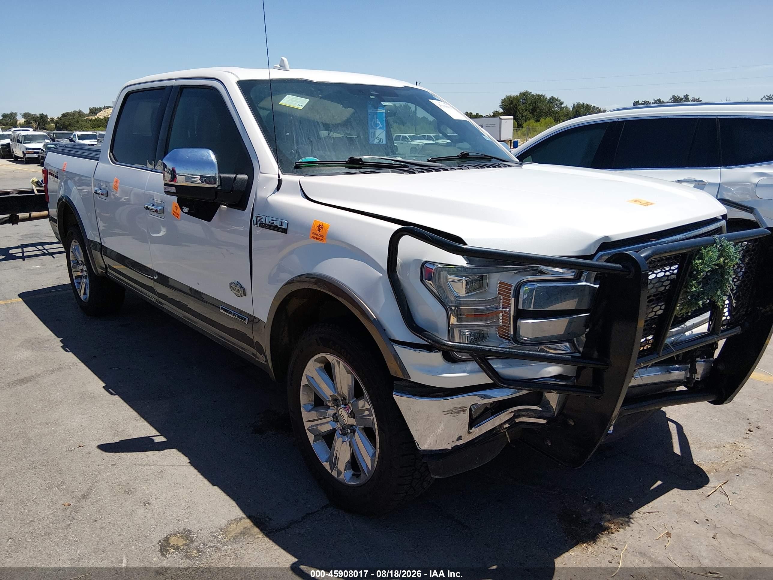 2018 Ford F-150 VIN 1FTFW1E11JFD52261 — IAAI salvage auction photo