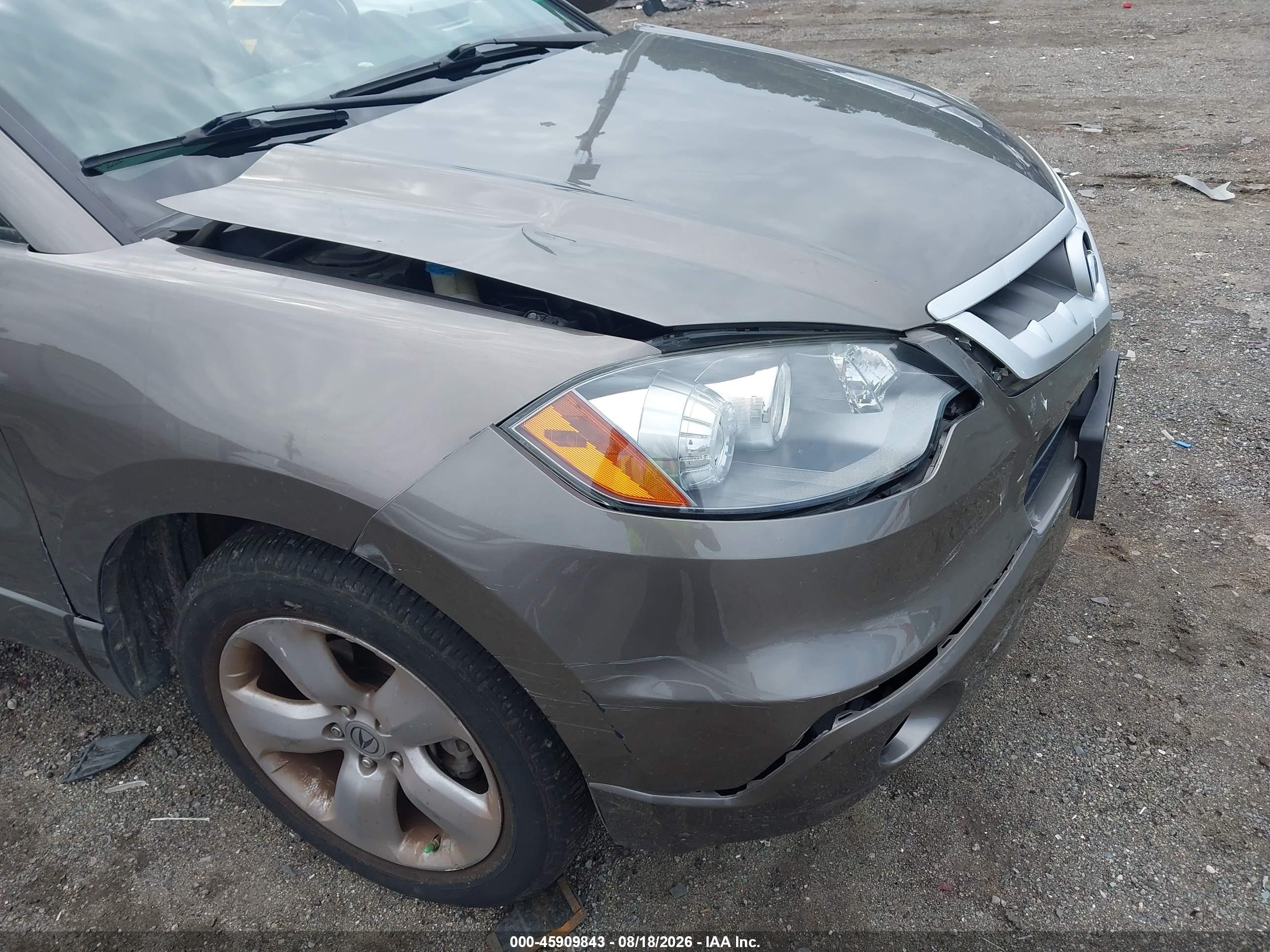 2007 Acura Rdx VIN 5J8TB18517A012581 IAAI salvage auction — Front End, Clear (Virginia), sold $600 on 2026-10-01 (photo 6)