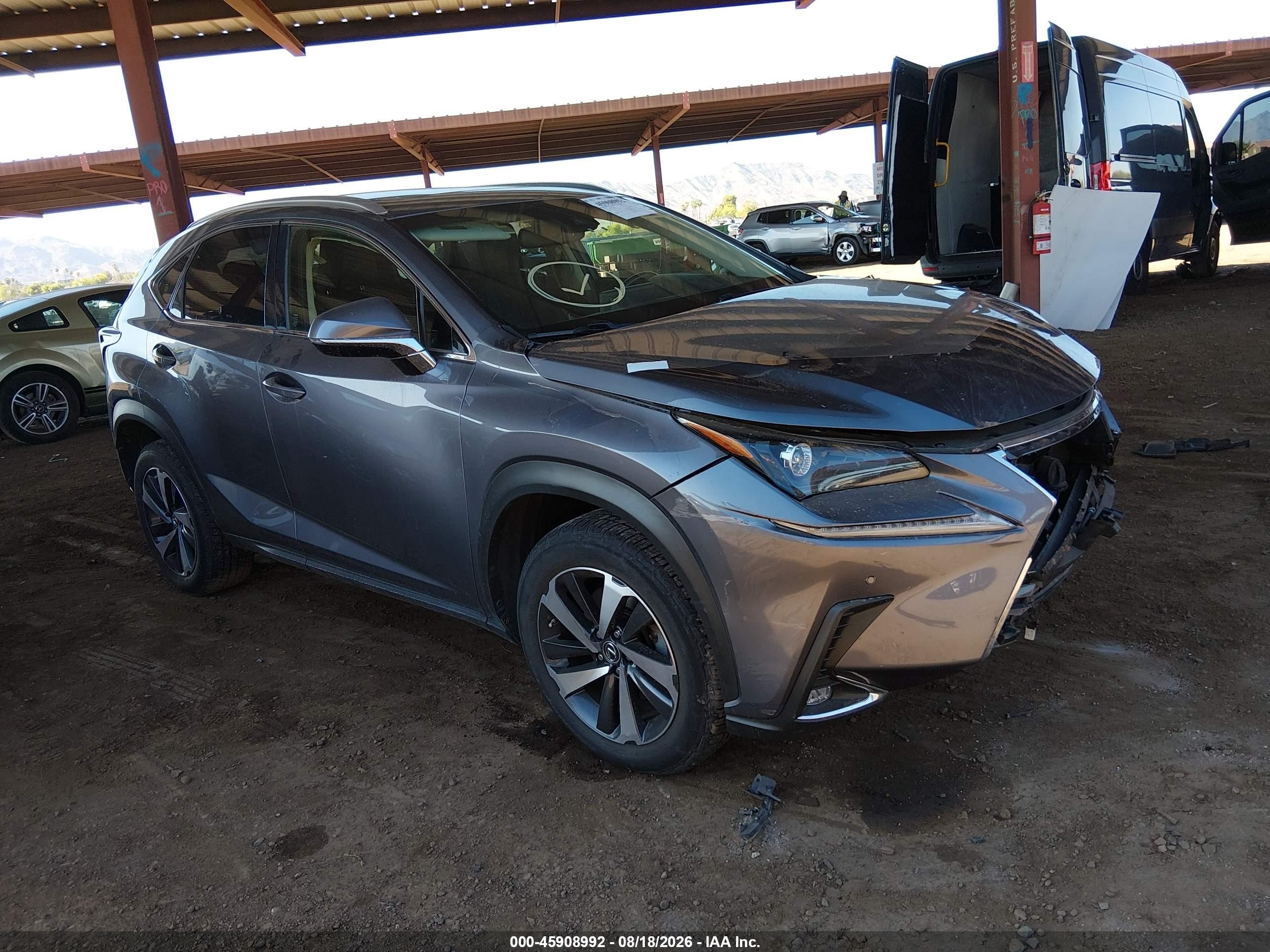 2018 Lexus NX 300 VIN JTJBARBZXJ2165952 — IAAI salvage auction photo