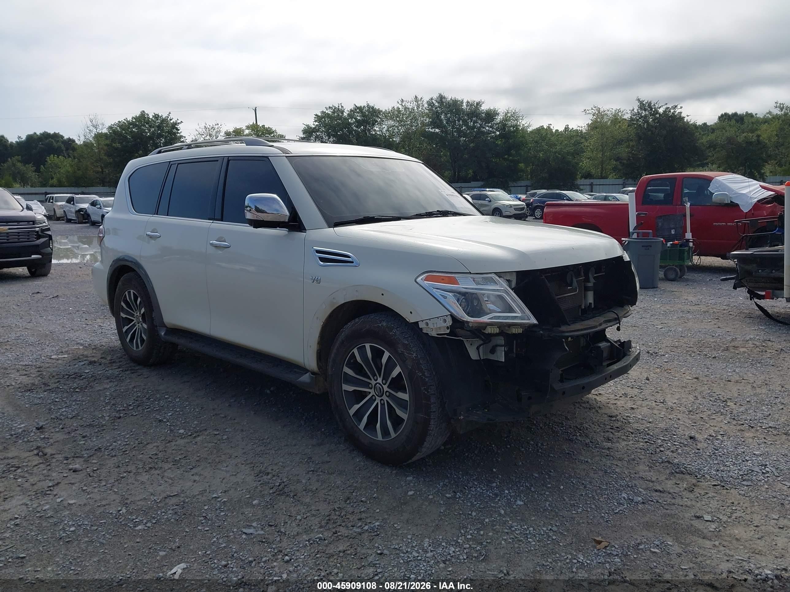 2020 Nissan Armada VIN JN8AY2ND5L9106906 — IAAI salvage auction photo
