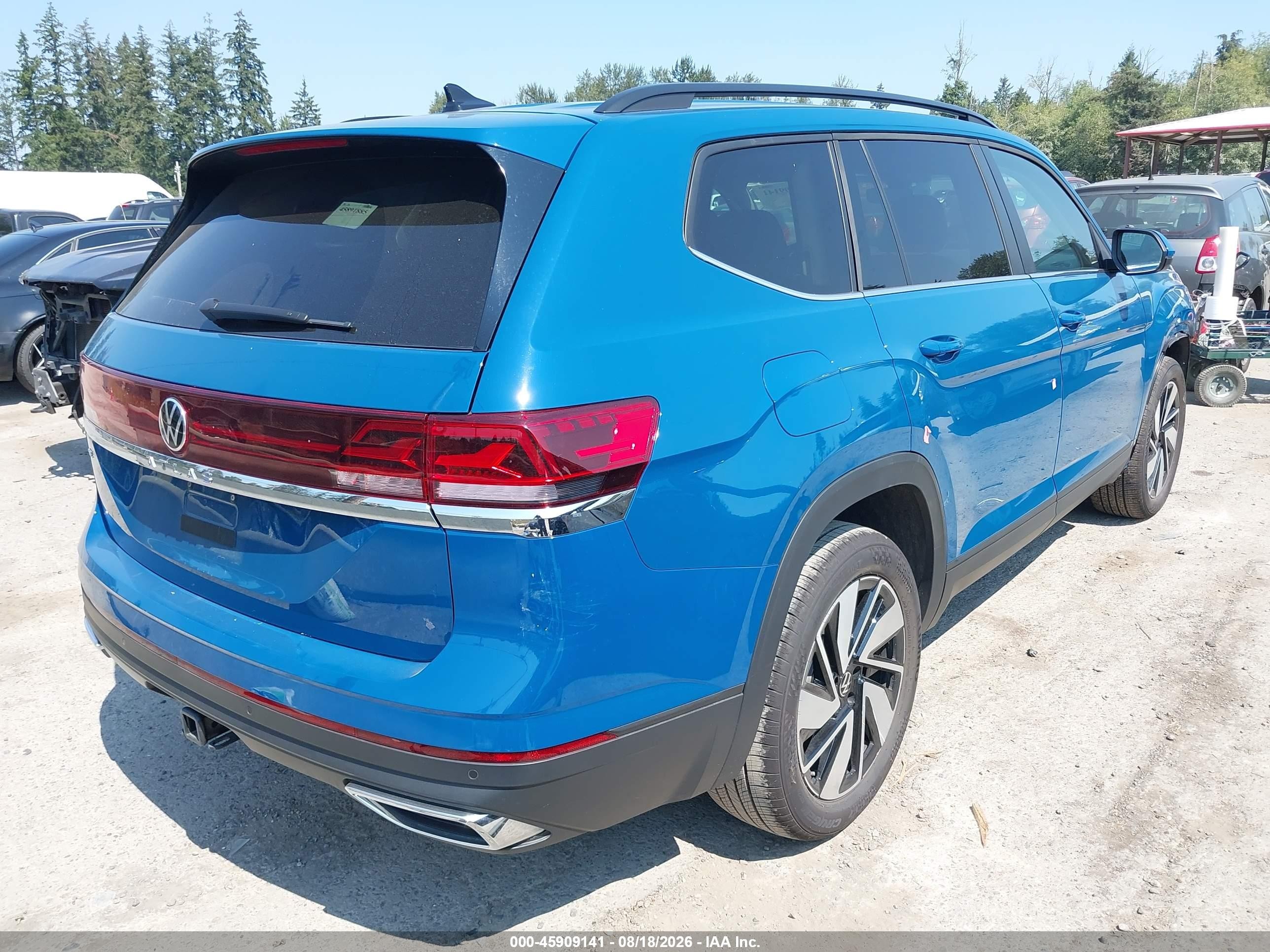 2026 Volkswagen Atlas VIN 1V2WN2CAXTC568690 IAAI salvage auction — Front End, Enterprise Vehicles Clear Only (California), sold $18,600 on 2026-08-23 (photo 4)