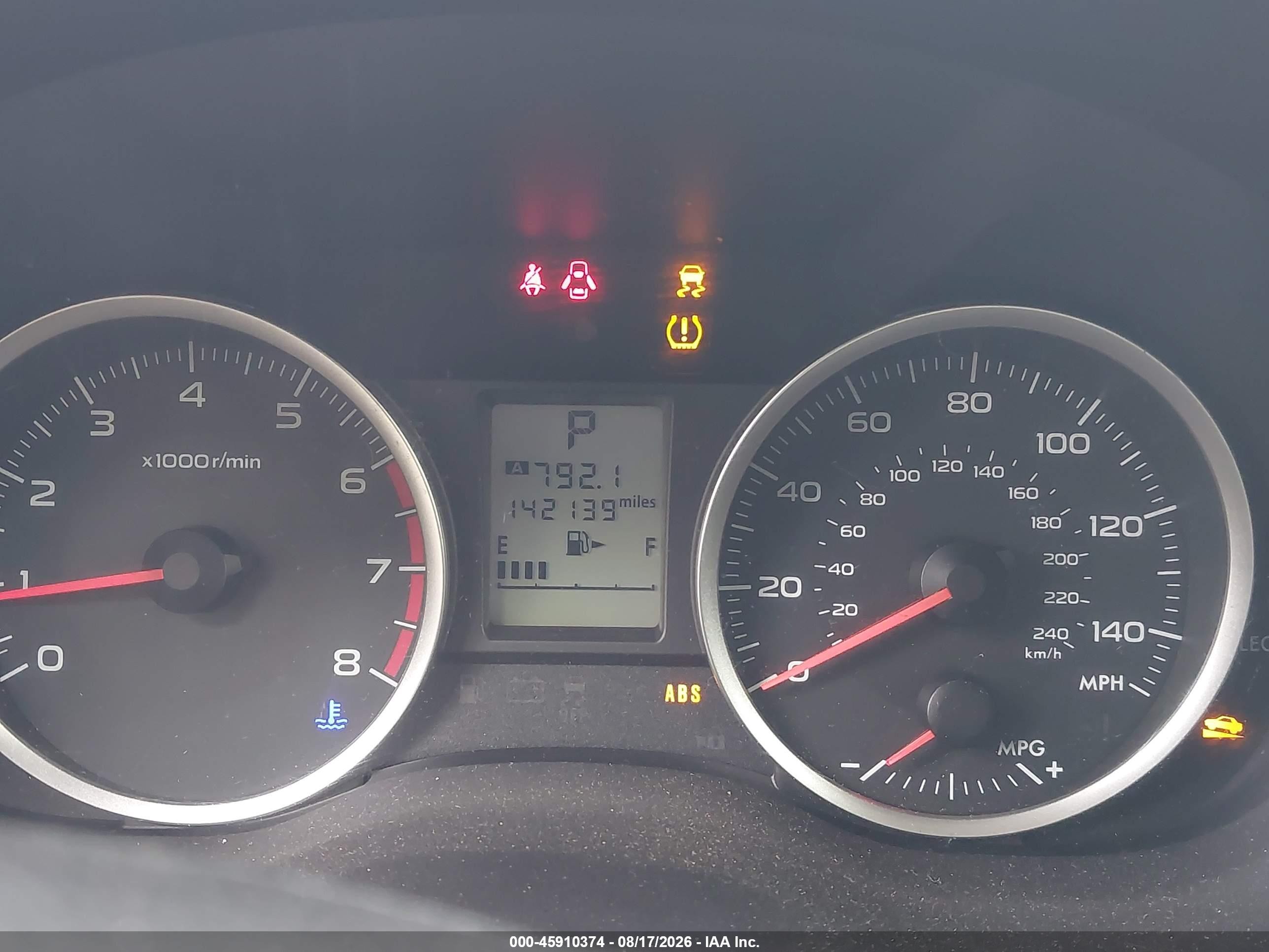 2014 Subaru Forester VIN JF2SJAAC7EH486241 IAAI salvage auction — Normal Wear, Original (Ohio), sold $1,300 on 2026-09-09 (photo 7)