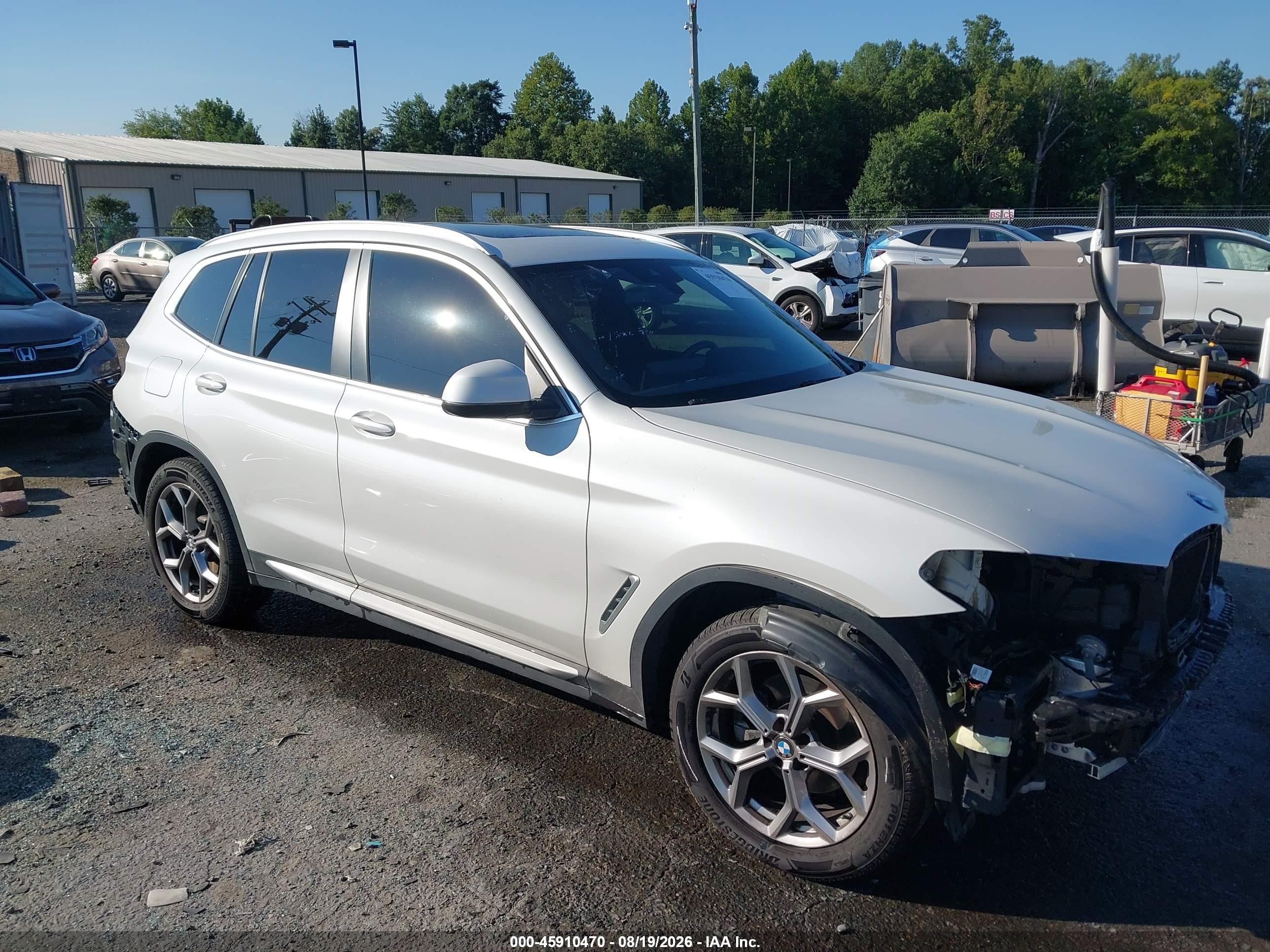 2023 BMW X3 VIN 5UX53DP06P9R83815 — IAAI salvage auction photo
