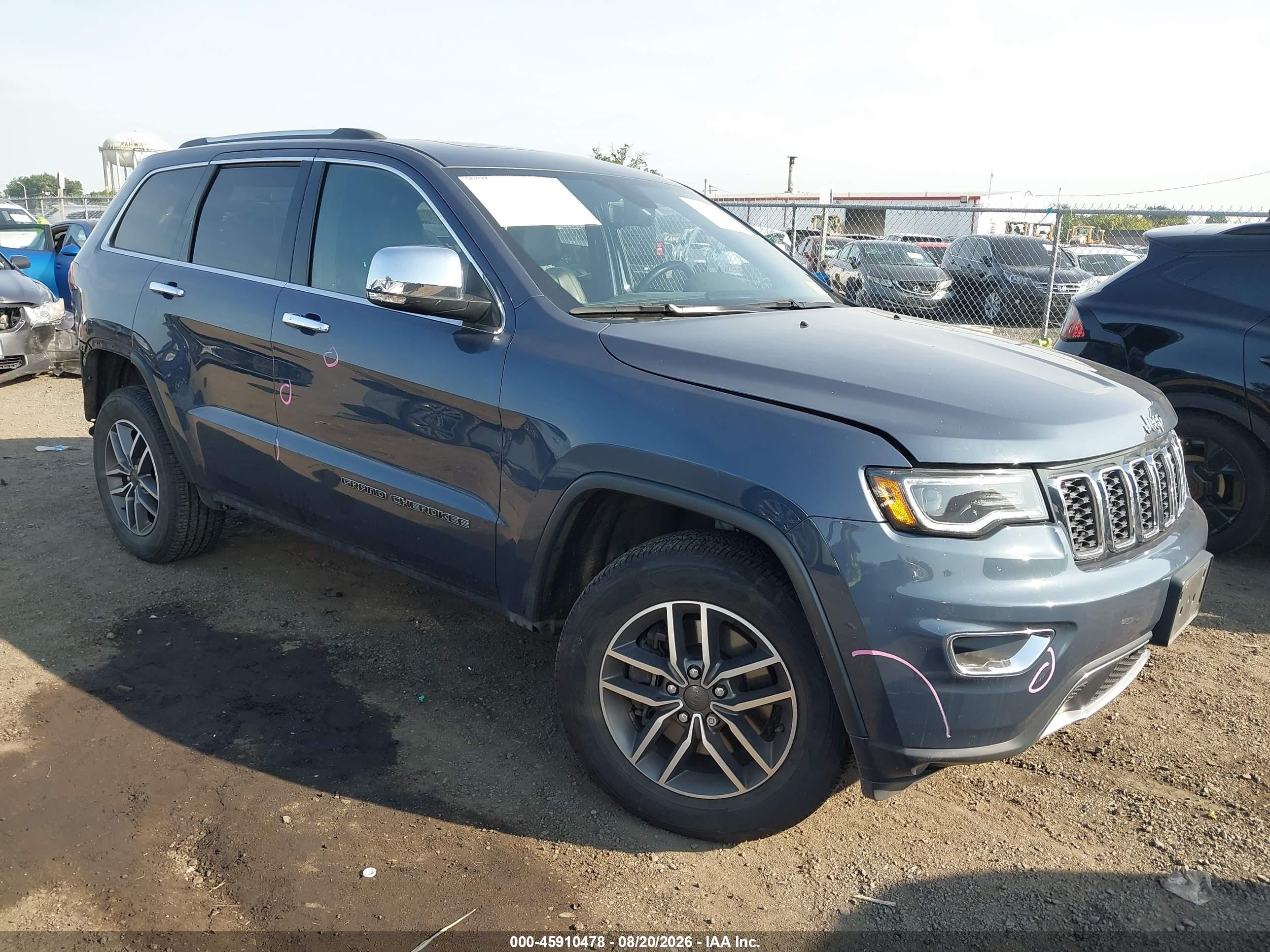 2021 Jeep Grand Cherokee VIN 1C4RJFBG1MC567744 — IAAI salvage auction photo
