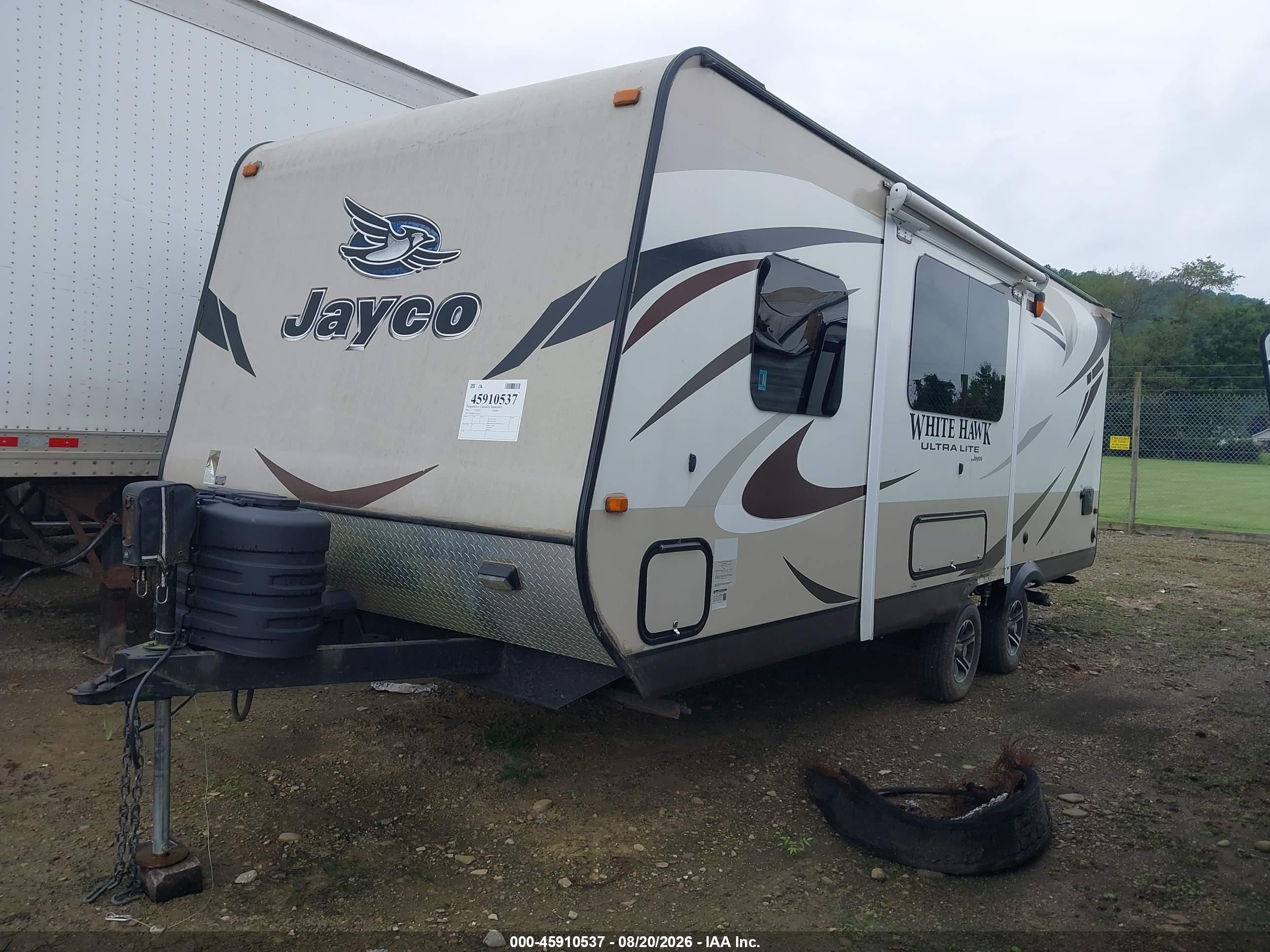 2015 Jayco White Hawk VIN 1UJBJ0BM3F1420215 IAAI salvage auction — Top/Roof, Salvage (Pennsylvania), sold $25 on 2026-09-16 (photo 2)