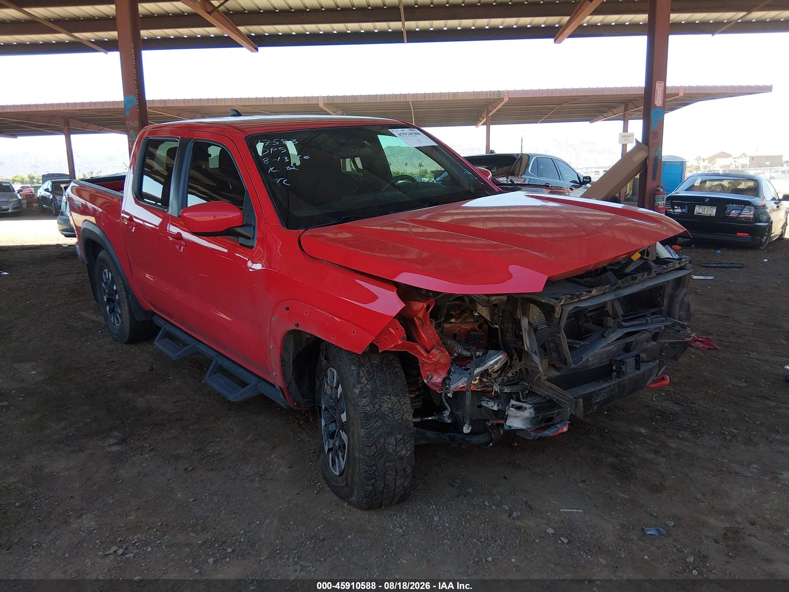 2024 Nissan Frontier VIN 1N6ED1EJ3RN631744 — IAAI salvage auction photo