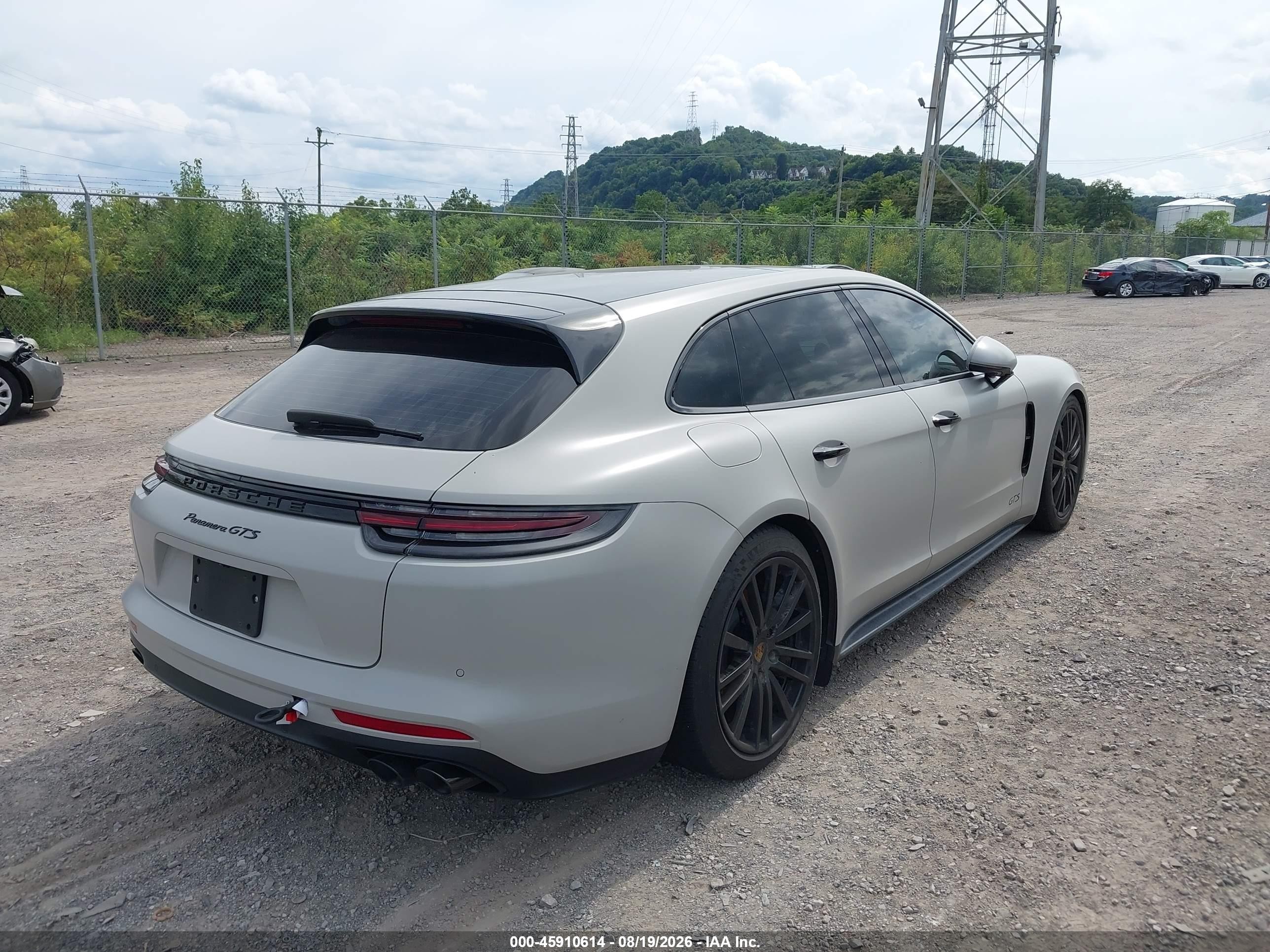 2020 Porsche Panamera VIN WP0CG2A74LL192168 IAAI salvage auction — Water/Flood, Salvage (Pennsylvania), sold $33,500 on 2026-09-18 (photo 4)