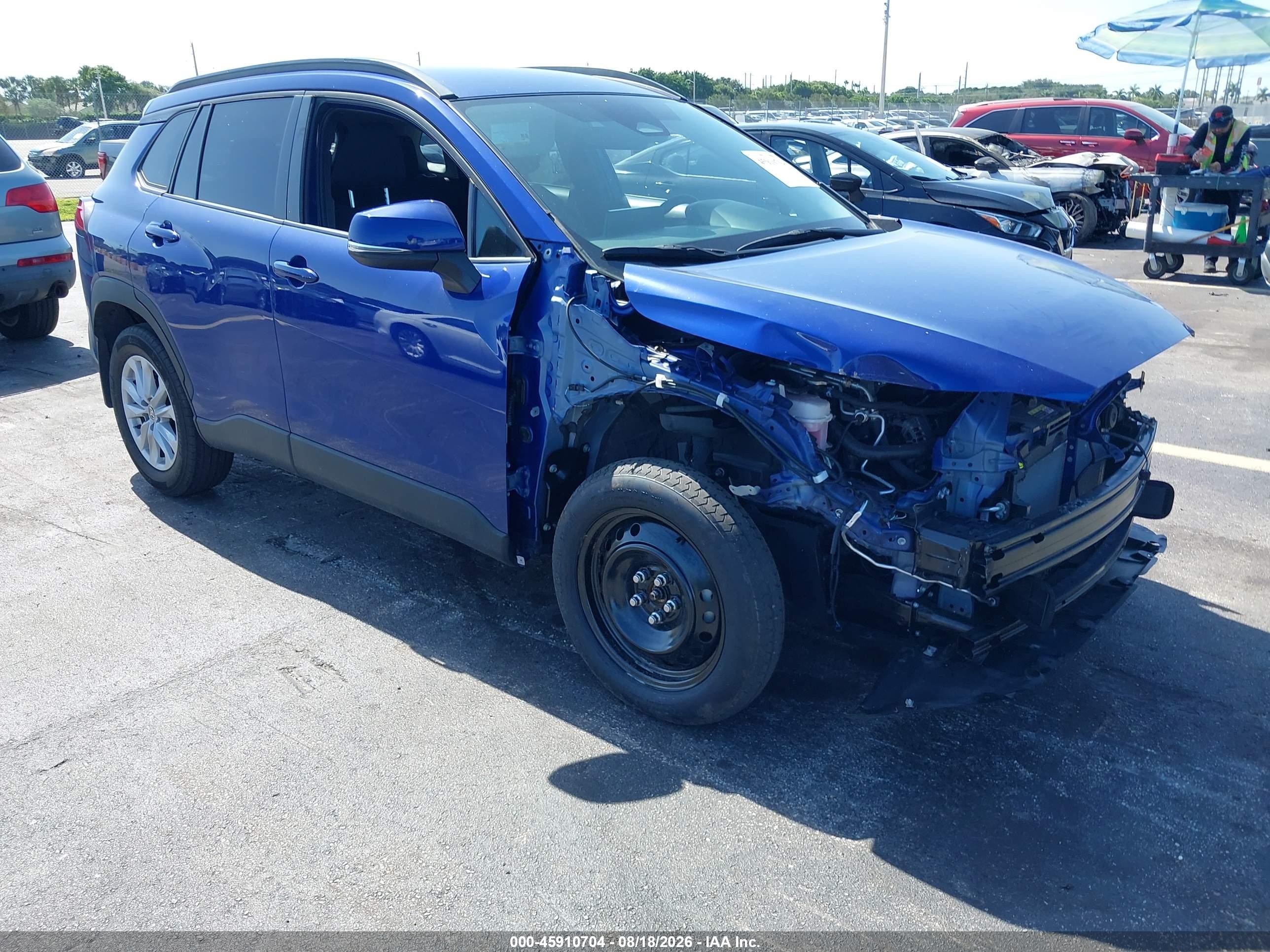 2023 Toyota Corolla Cross VIN 7MUCAAAGXPV069447 — IAAI salvage auction photo
