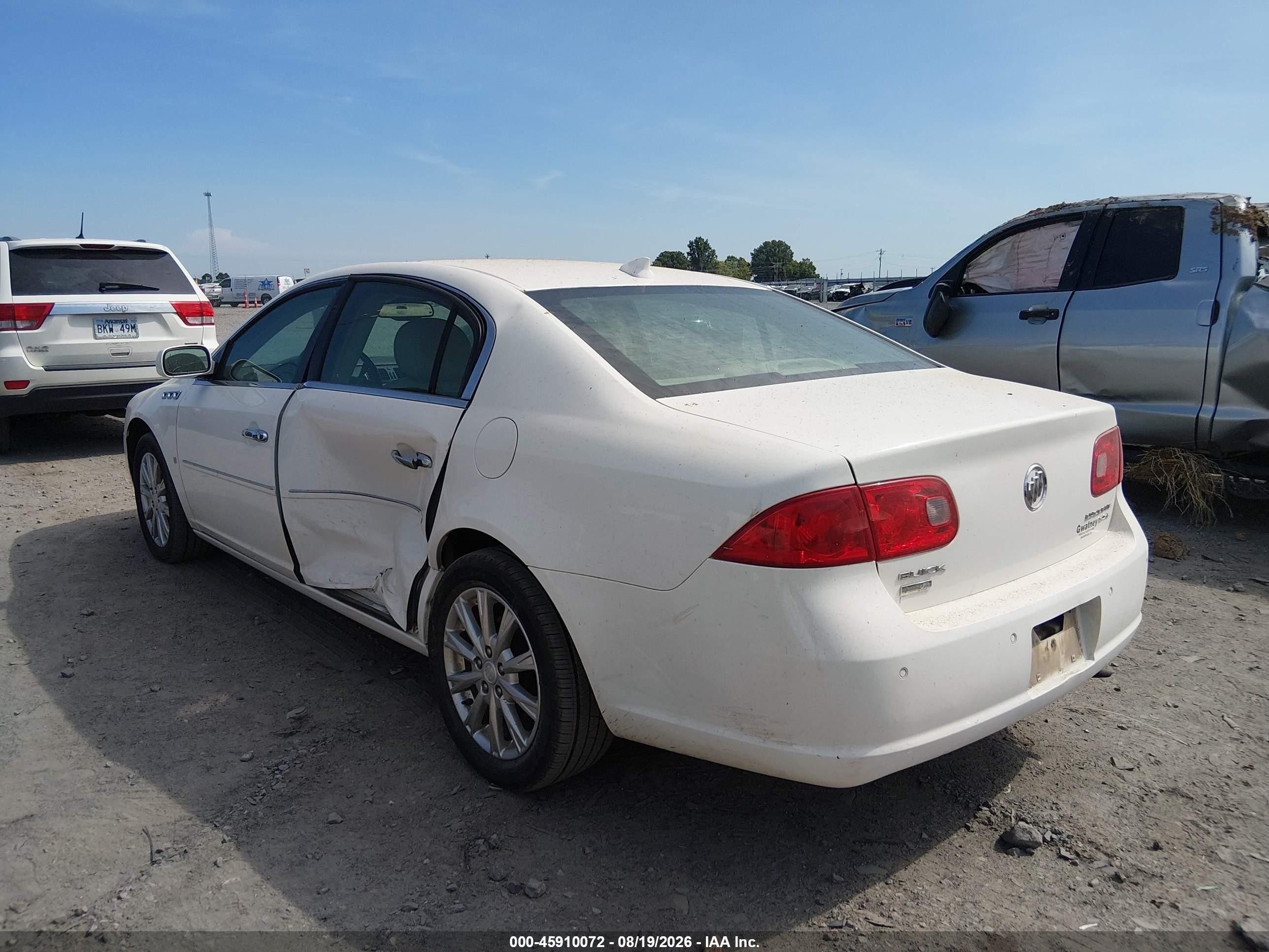 2009 Buick Lucerne VIN 1G4HD57M59U109035 IAAI salvage auction — Side, Salvage (Arkansas), sold $850 on 2026-09-18 (photo 3)