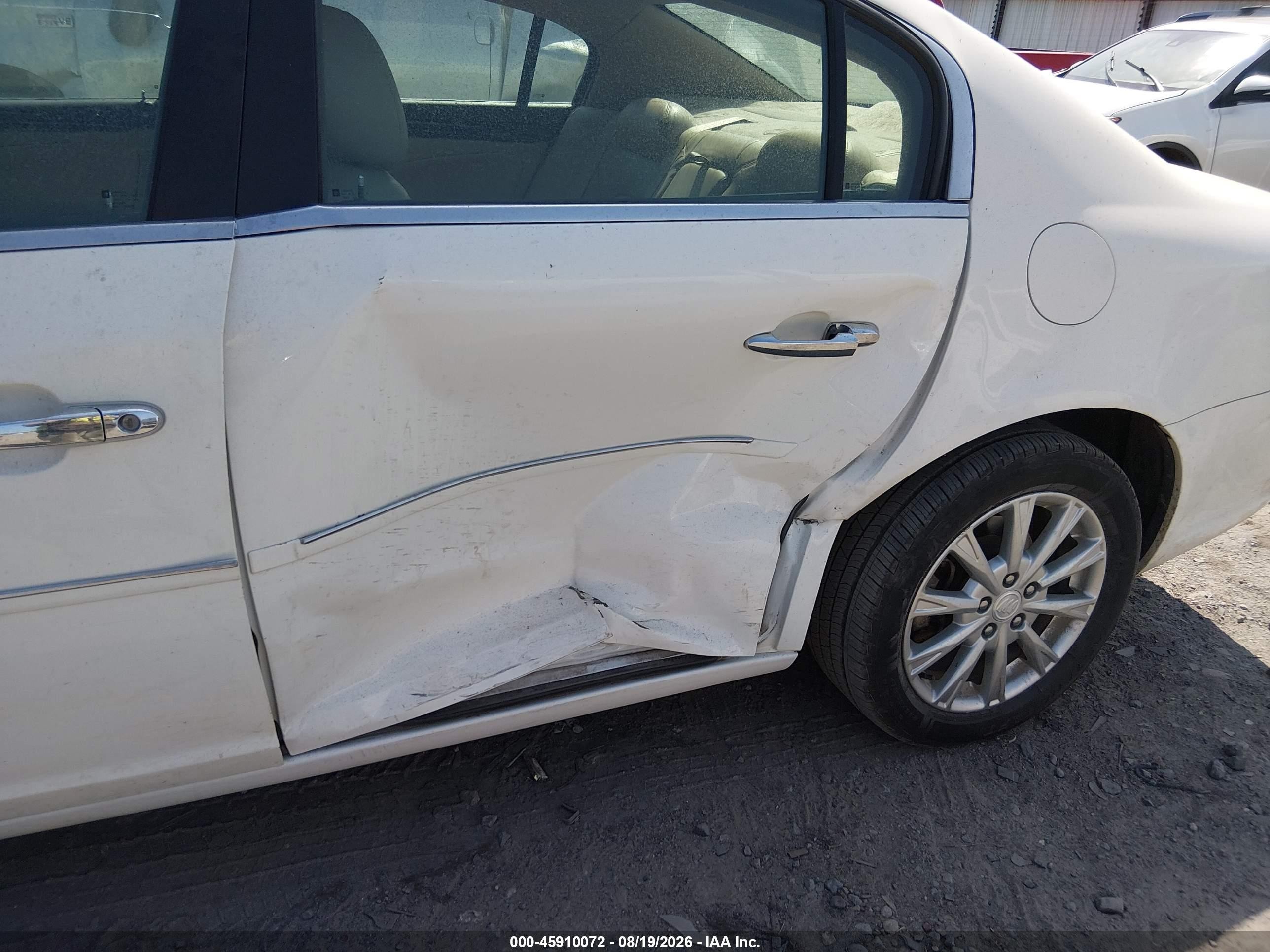 2009 Buick Lucerne VIN 1G4HD57M59U109035 IAAI salvage auction — Side, Salvage (Arkansas), sold $850 on 2026-09-18 (photo 6)