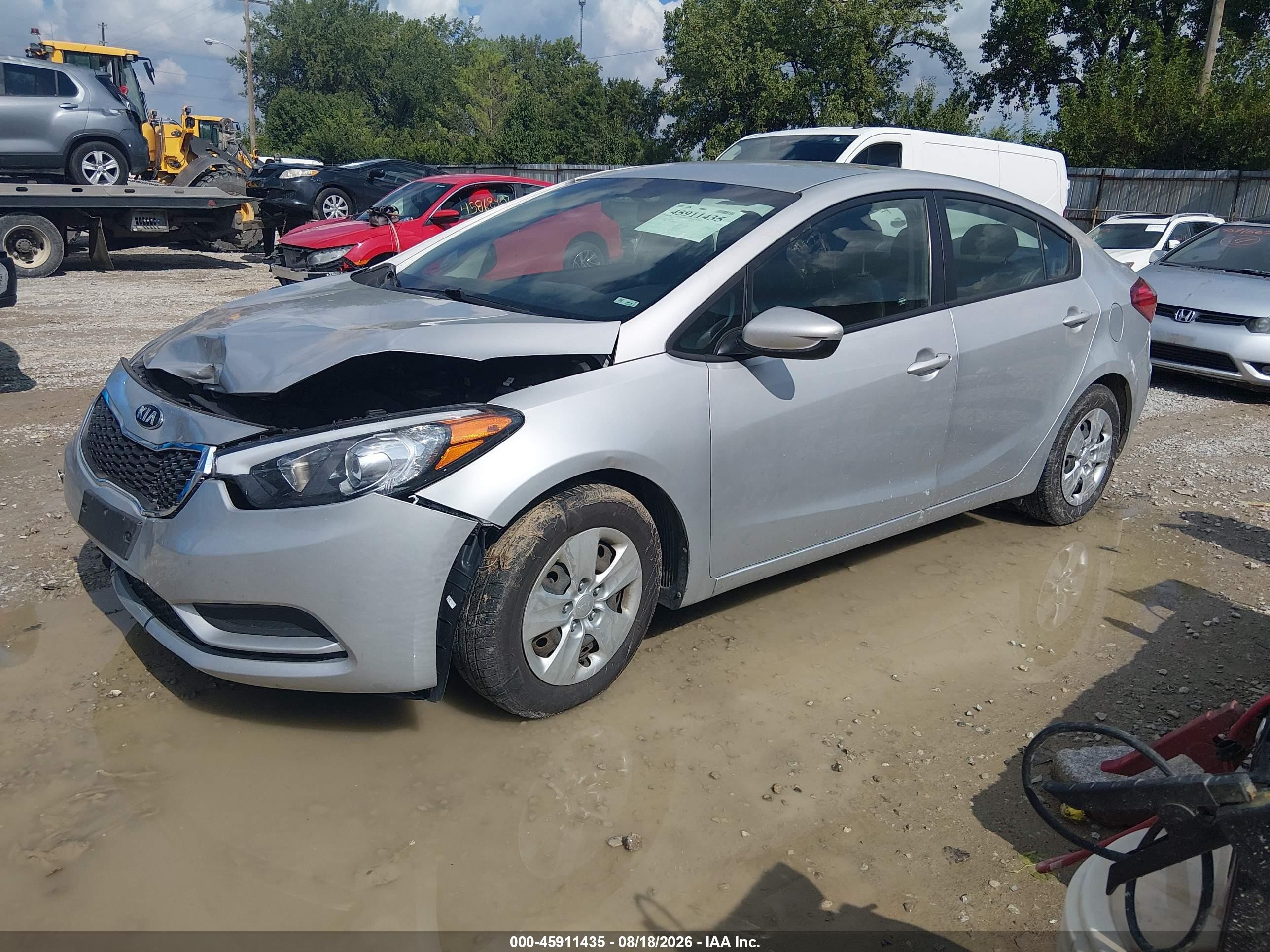 2016 Kia Forte VIN KNAFK4A65G5559746 IAAI salvage auction — Front End, Salvage (Ohio), sold $1,150 on 2026-09-09 (photo 2)