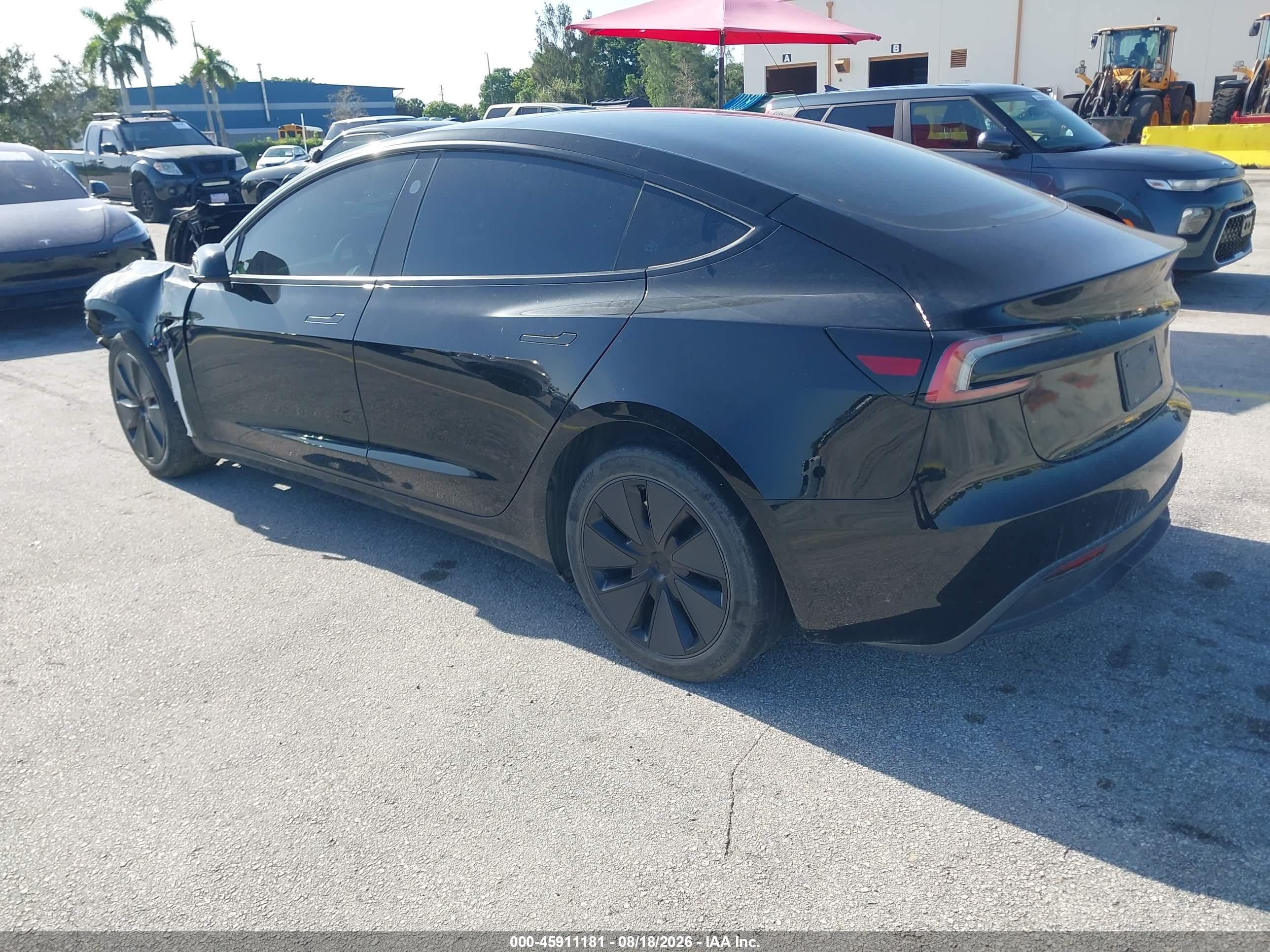 2025 Tesla Model 3 VIN 5YJ3E1EA0SF981117 IAAI salvage auction — Front End, Rebuildable (Florida), sold $4,450 on 2026-09-17 (photo 3)