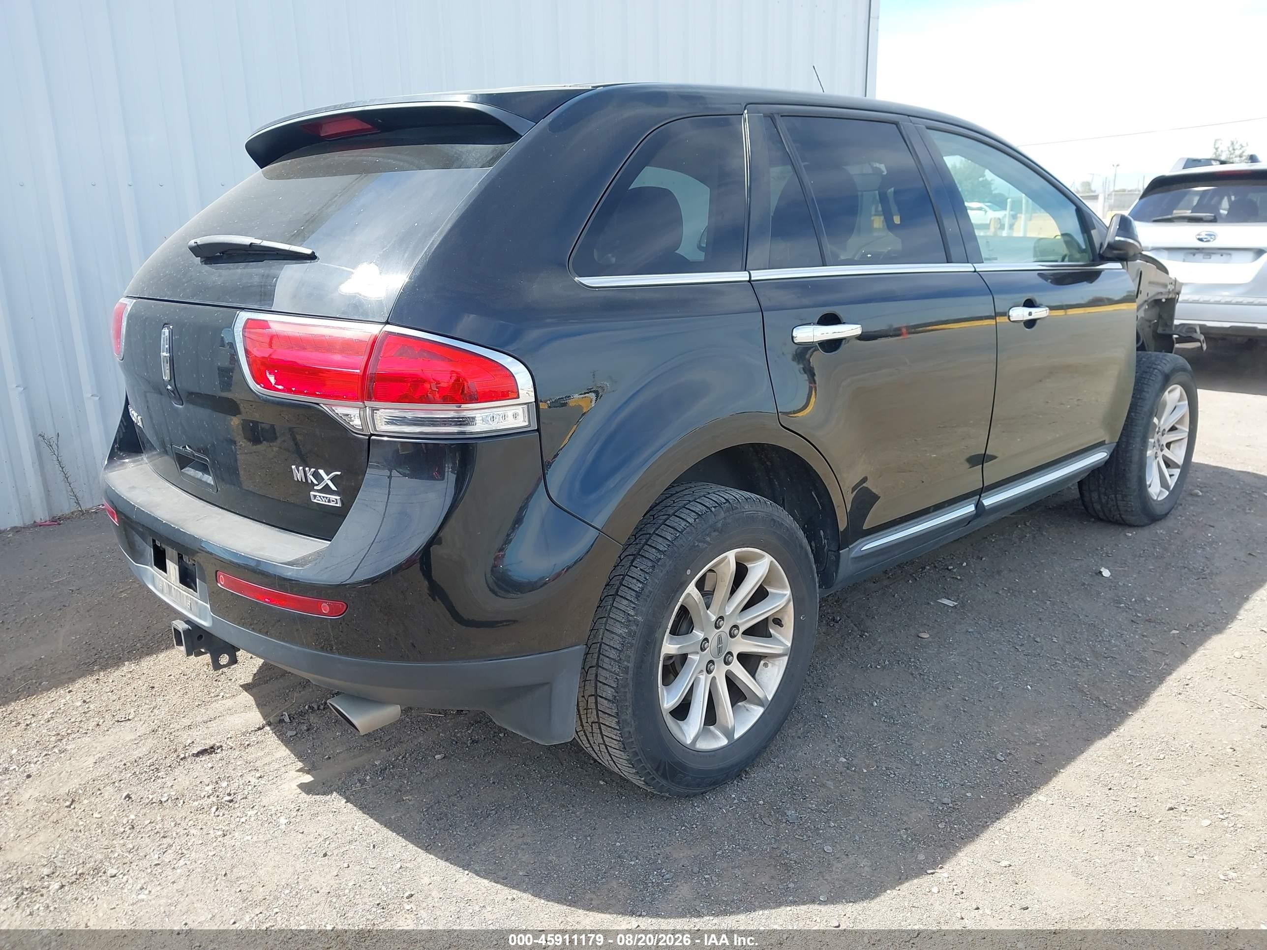 2014 Lincoln Mkx VIN 2LMDJ8JK6EBL05716 IAAI salvage auction — Front End, Salvage (California), sold $700 on 2026-09-13 (photo 4)