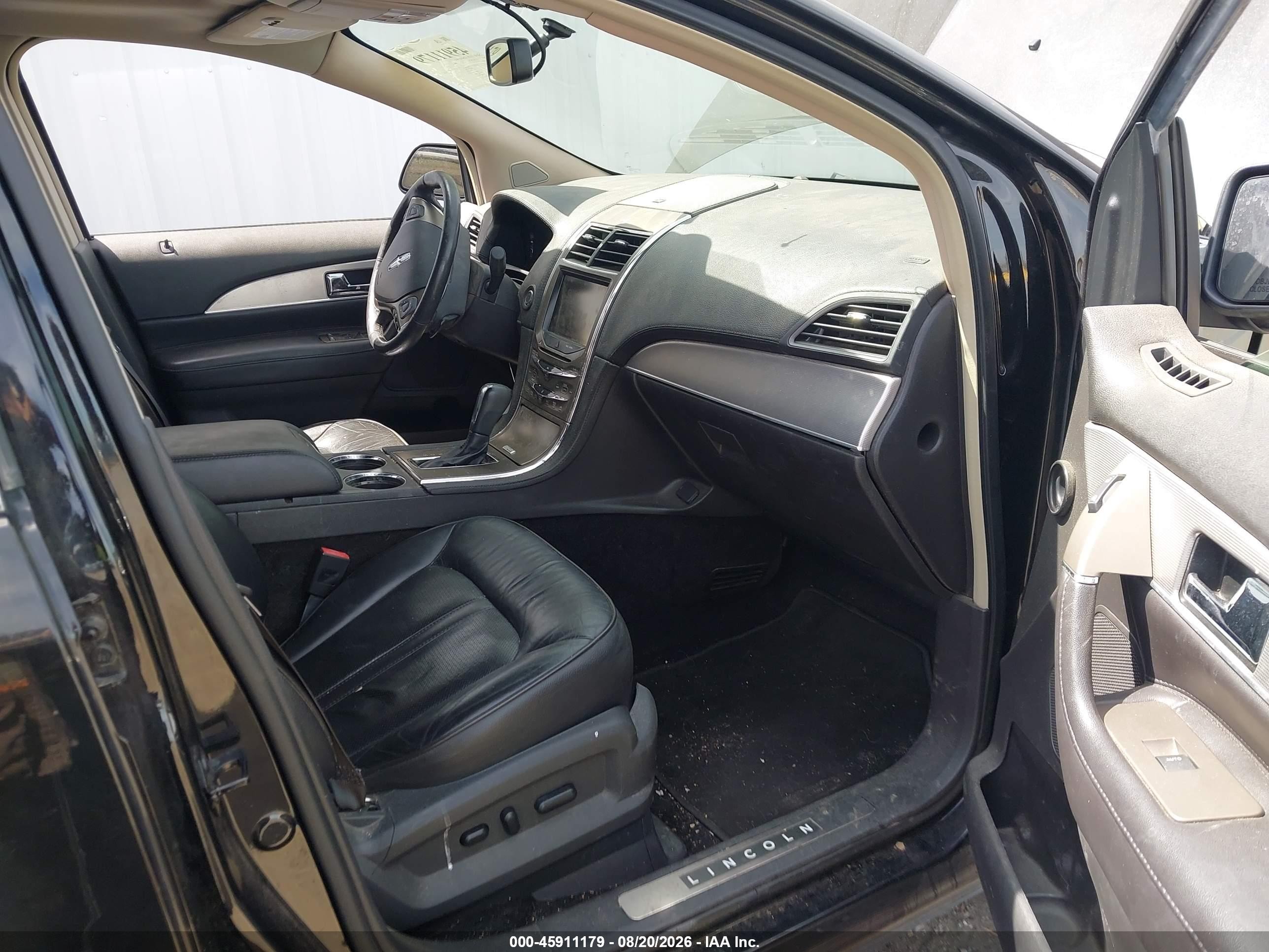 2014 Lincoln Mkx VIN 2LMDJ8JK6EBL05716 IAAI salvage auction — Front End, Salvage (California), sold $700 on 2026-09-13 (photo 5)