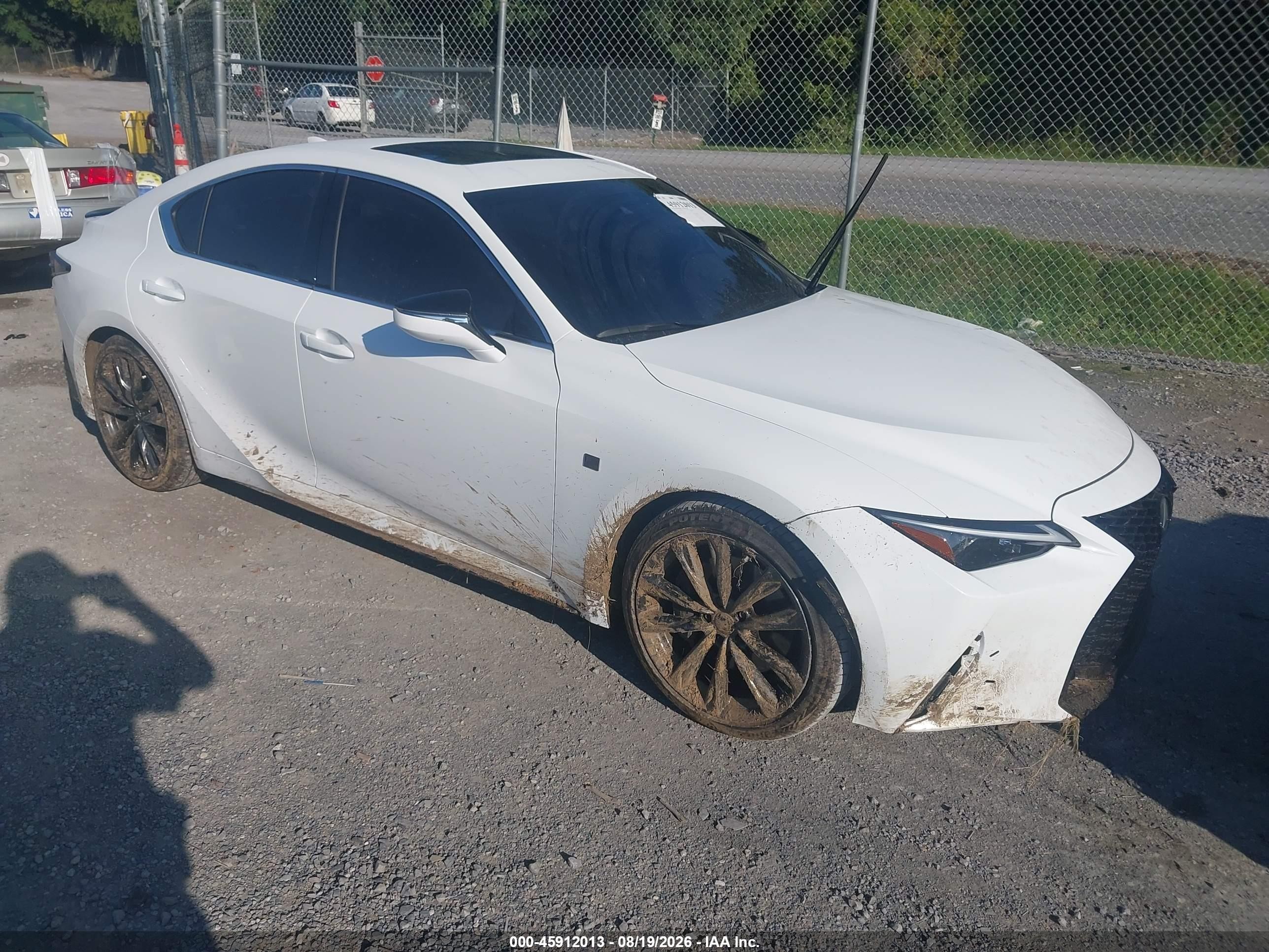 2025 Lexus IS 300 VIN JTHBA1D21S5136052 — IAAI salvage auction photo