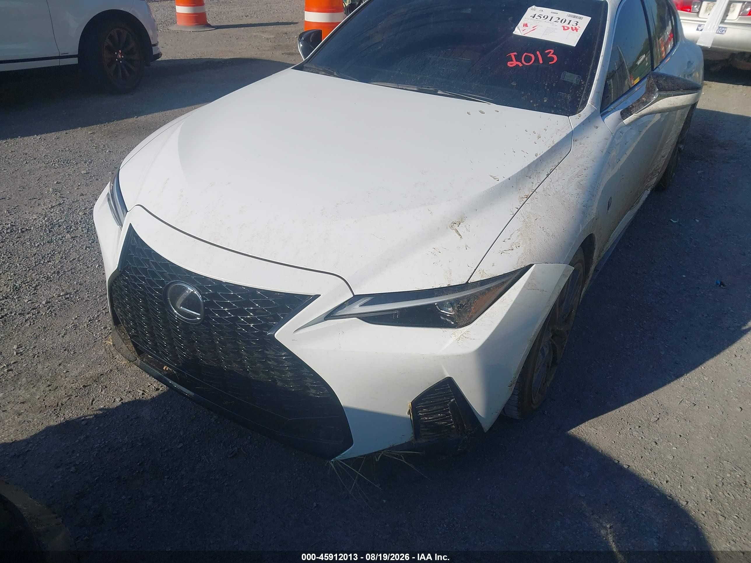 2025 Lexus IS 300 VIN JTHBA1D21S5136052 IAAI salvage auction — Unknown, Salvage (Virginia), sold $24,100 on 2026-09-03 (photo 6)