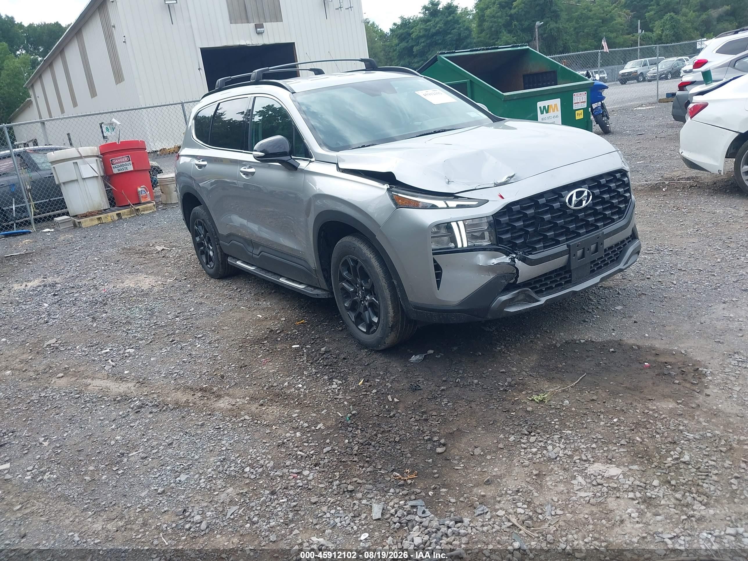 2023 Hyundai Santa Fe VIN 5NMS6DAJ0PH618113 — IAAI salvage auction photo