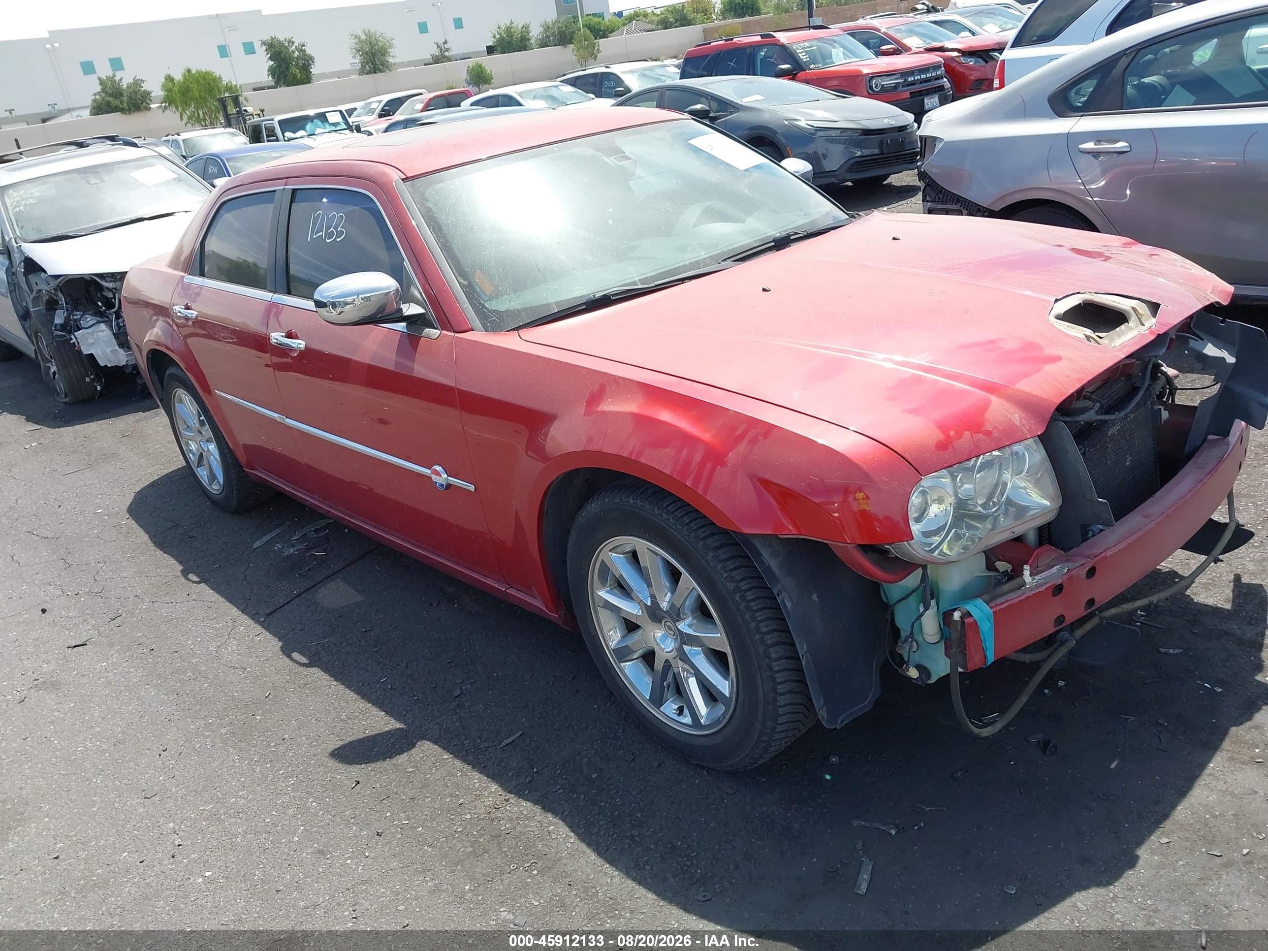 2006 Chrysler 300 VIN 2C3LA63H66H451005 IAAI salvage auction — Unknown, Salvage Certificate (California), sold $775 on 2026-09-24 (photo 1)