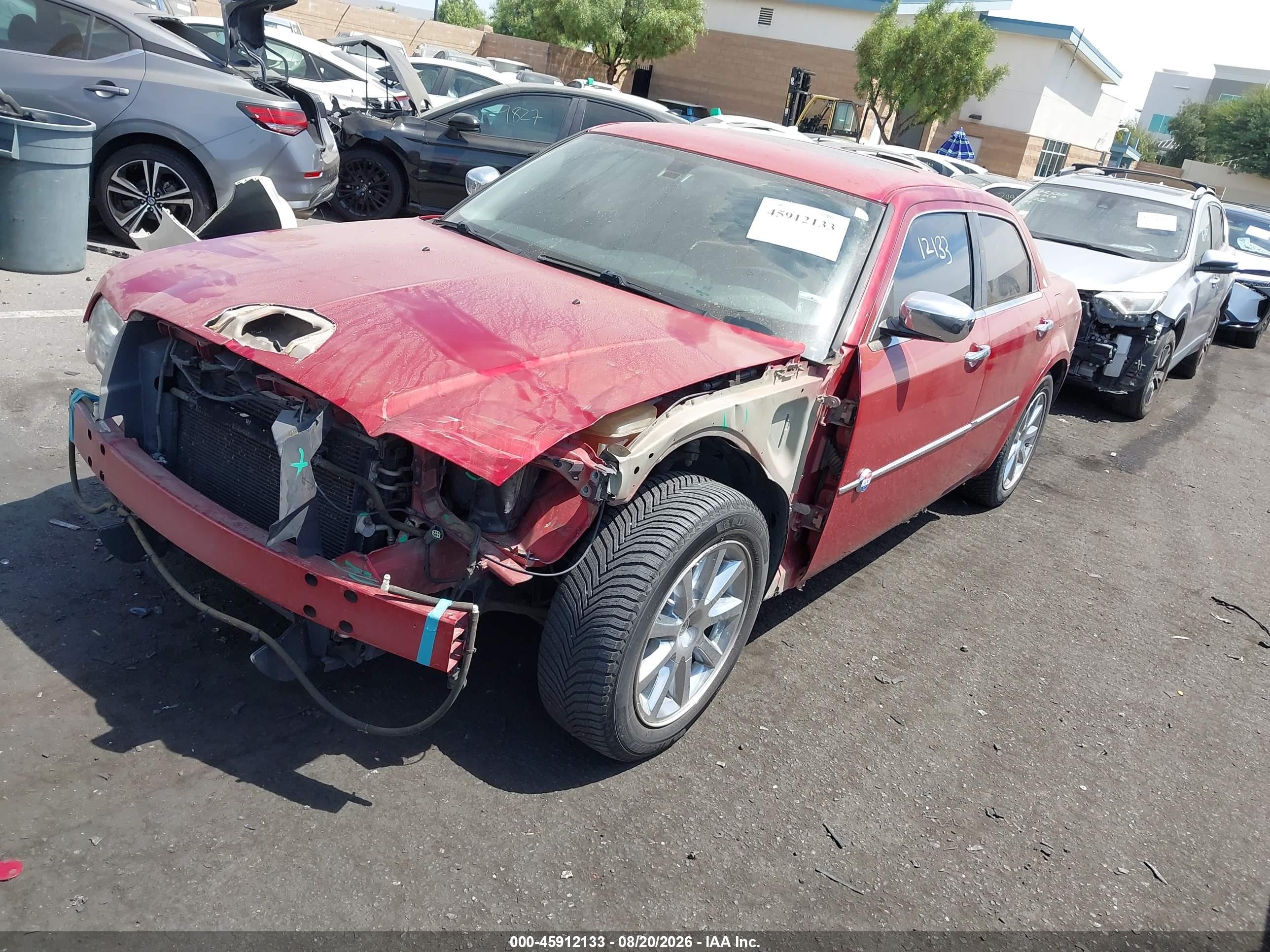 2006 Chrysler 300 VIN 2C3LA63H66H451005 IAAI salvage auction — Unknown, Salvage Certificate (California), sold $775 on 2026-09-24 (photo 2)