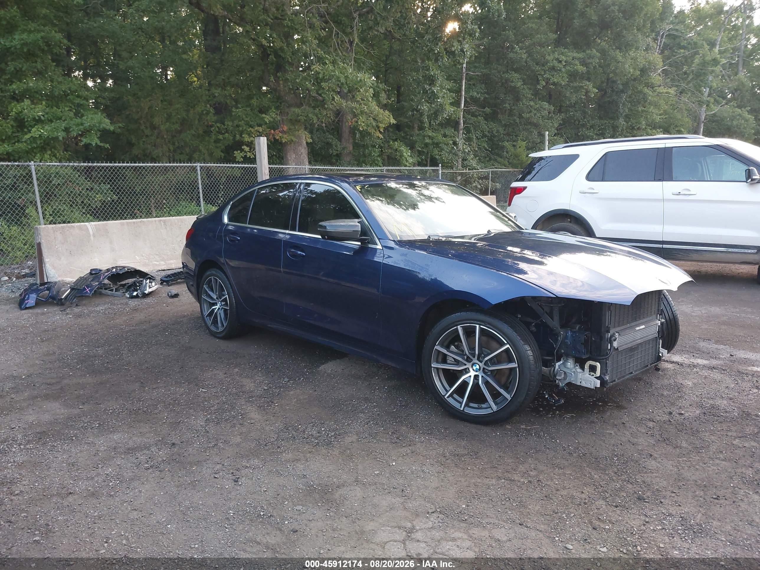 2019 BMW 3 Series VIN WBA5R7C54KAJ80346 — IAAI salvage auction photo