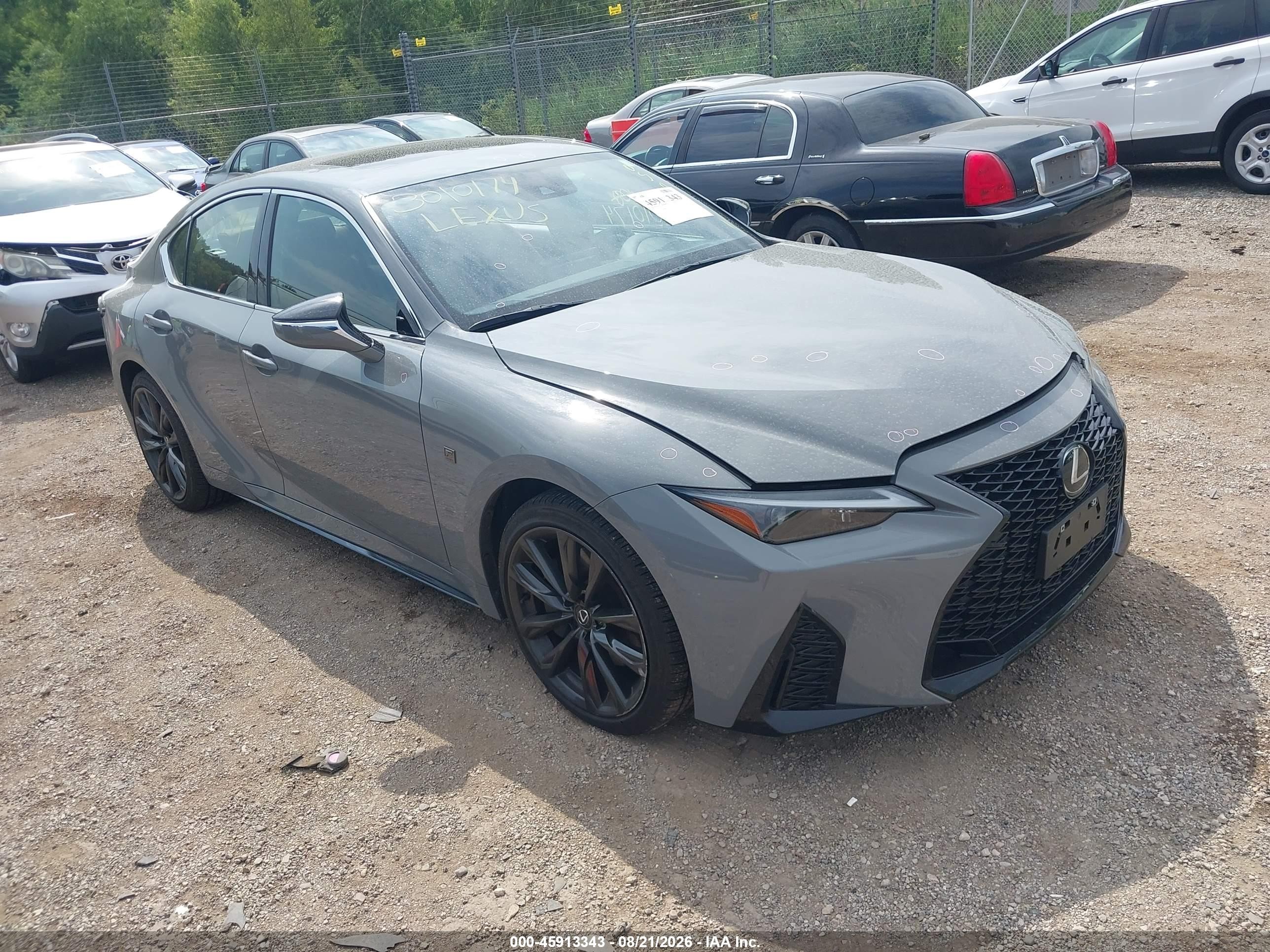 2025 Lexus IS 350 VIN JTHBZ1E26S5039808 — IAAI salvage auction photo