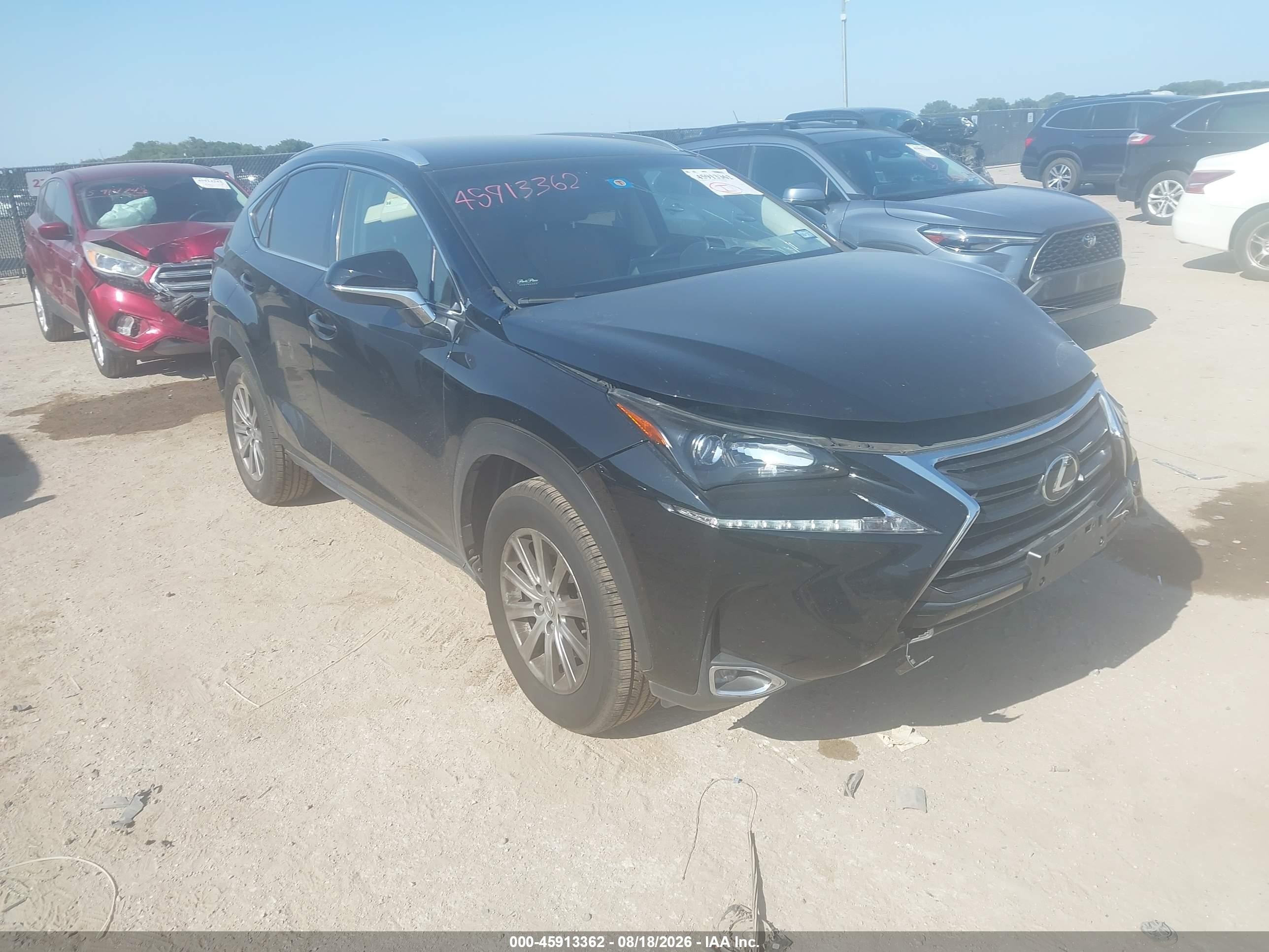 2016 Lexus NX 200t VIN JTJYARBZ5G2042966 — IAAI salvage auction photo