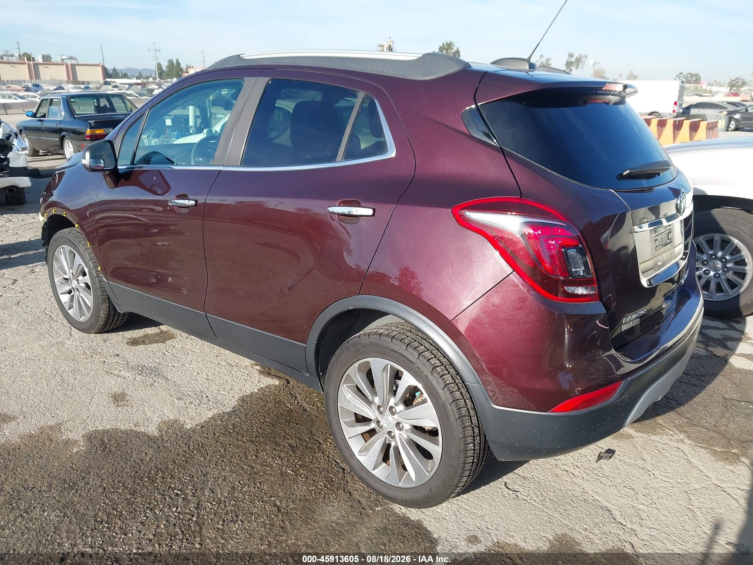 2017 Buick Encore VIN KL4CJESB6HB209131 IAAI salvage auction — Front End, Salvage (California), sold $1,250 on 2026-09-09 (photo 3)