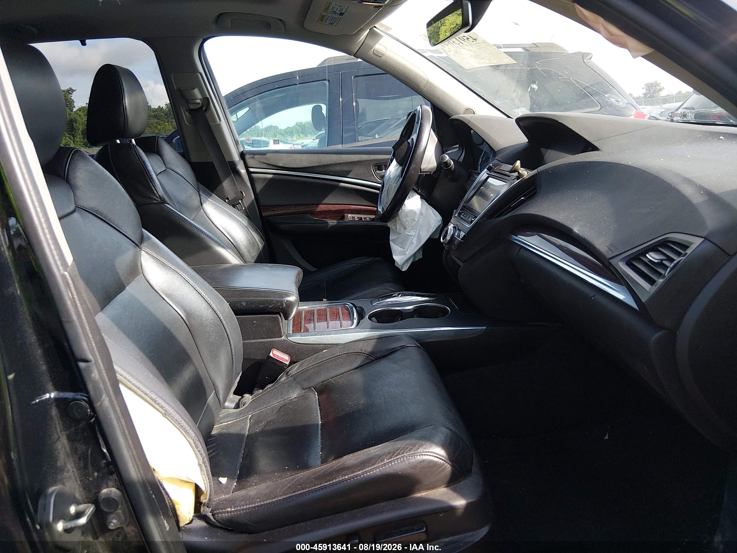 2016 Acura Mdx VIN 5FRYD4H98GB056974 IAAI salvage auction — Front End, Wait Title, sold $1,550 on 2026-09-20 (photo 5)
