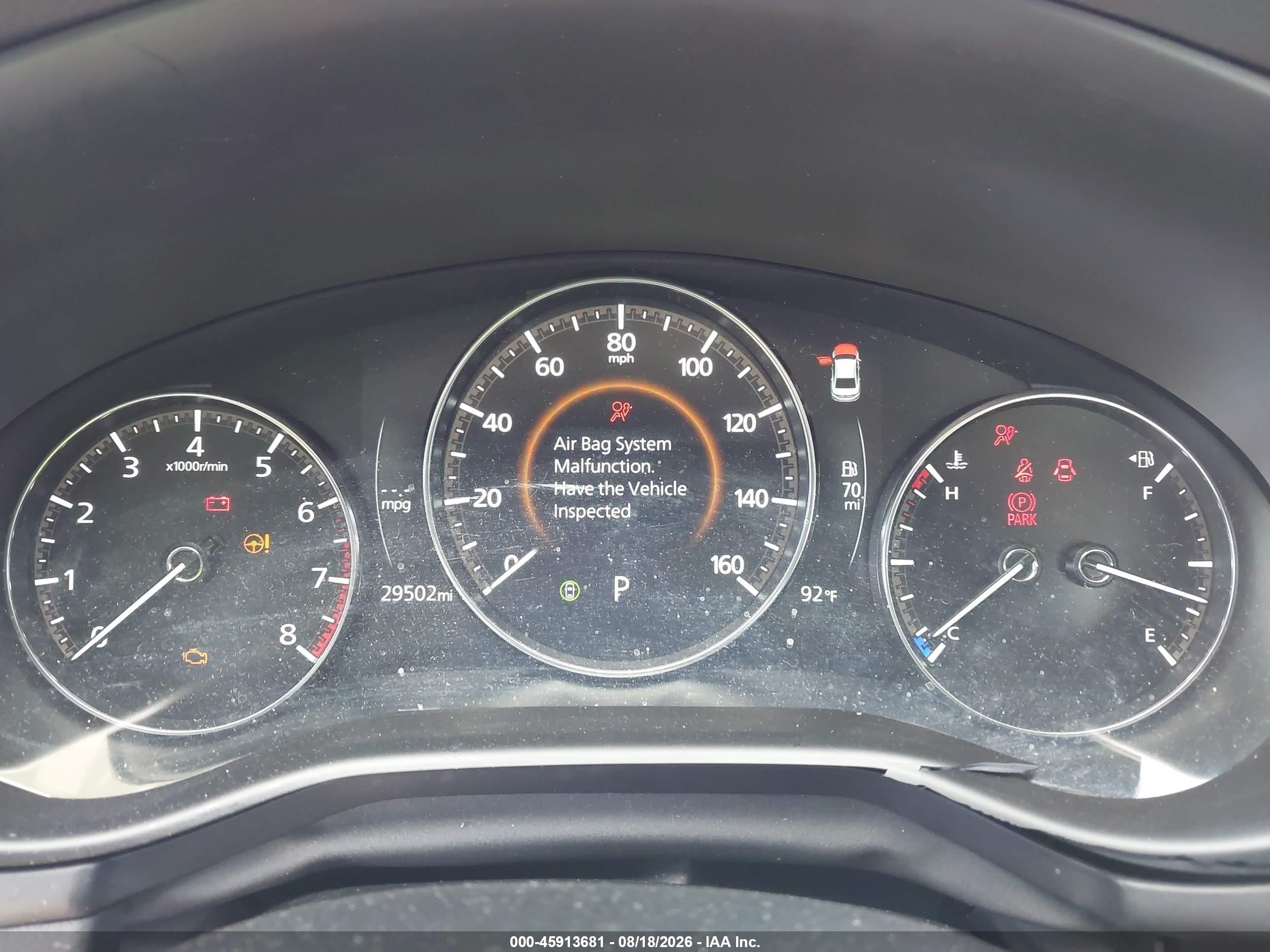 2025 Mazda 3 VIN 3MZBPAAM5SM473210 IAAI salvage auction — Side, Salvage (California), sold $3,150 on 2026-09-19 (photo 7)