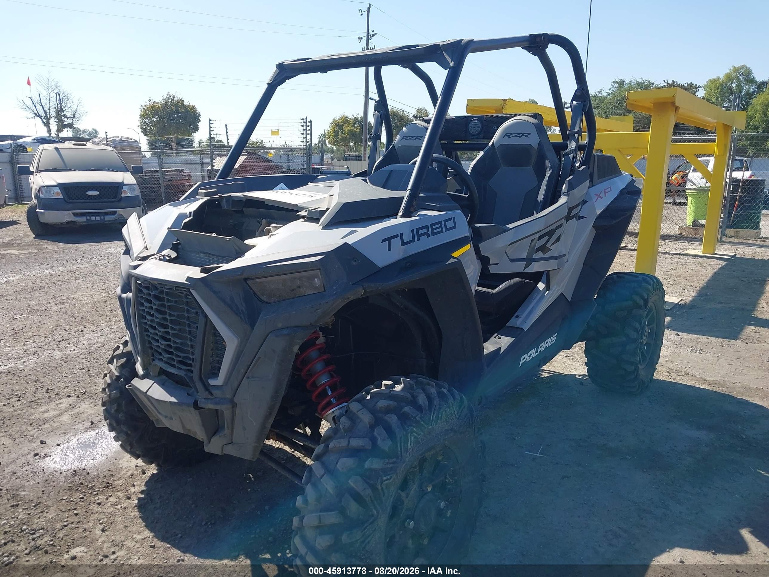2021 Polaris Rzr VIN 3NSNAE921MF571538 IAAI salvage auction — Front End, Salvage (California), sold $7,600 on 2026-09-29 (photo 2)