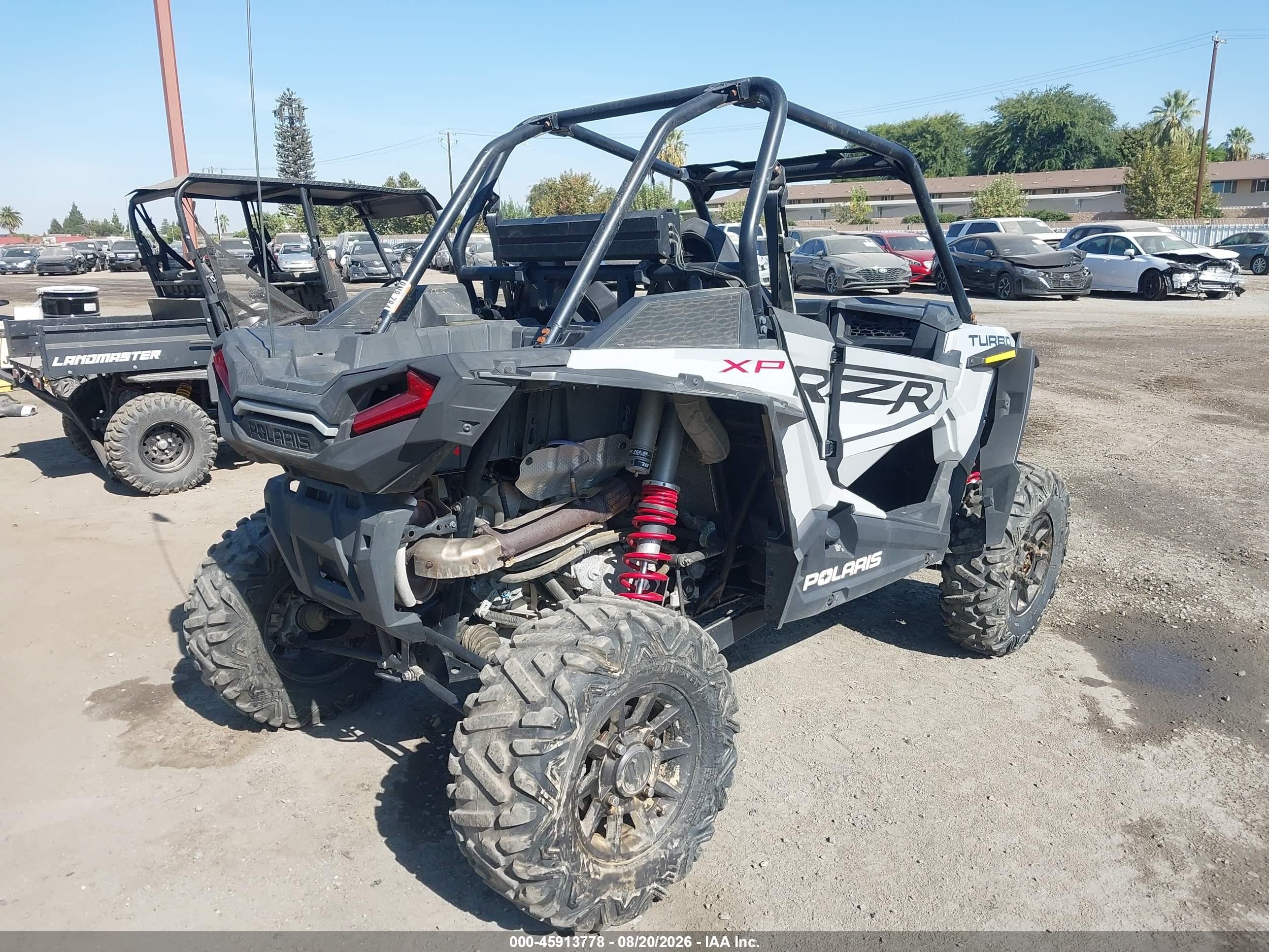 2021 Polaris Rzr VIN 3NSNAE921MF571538 IAAI salvage auction — Front End, Salvage (California), sold $7,600 on 2026-09-29 (photo 4)