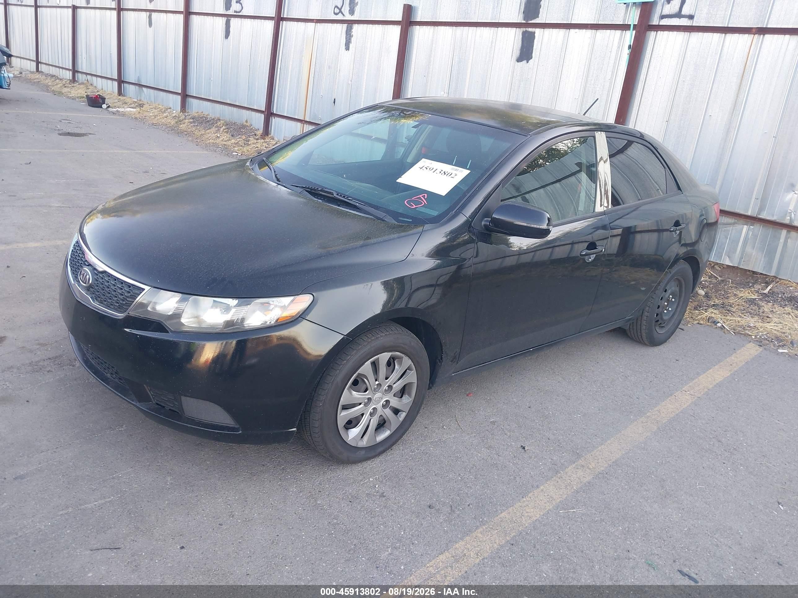 2011 Kia Forte VIN KNAFU4A29B5459844 IAAI salvage auction — Side, Salvage (Utah), sold $400 on 2026-09-05 (photo 2)