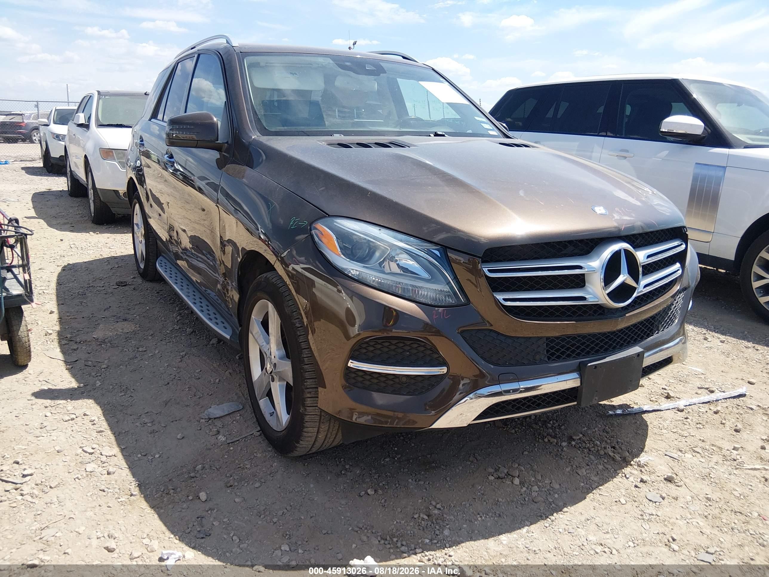 2016 Mercedes-Benz GLE-Class VIN 4JGDA5JB1GA762961 — IAAI salvage auction photo