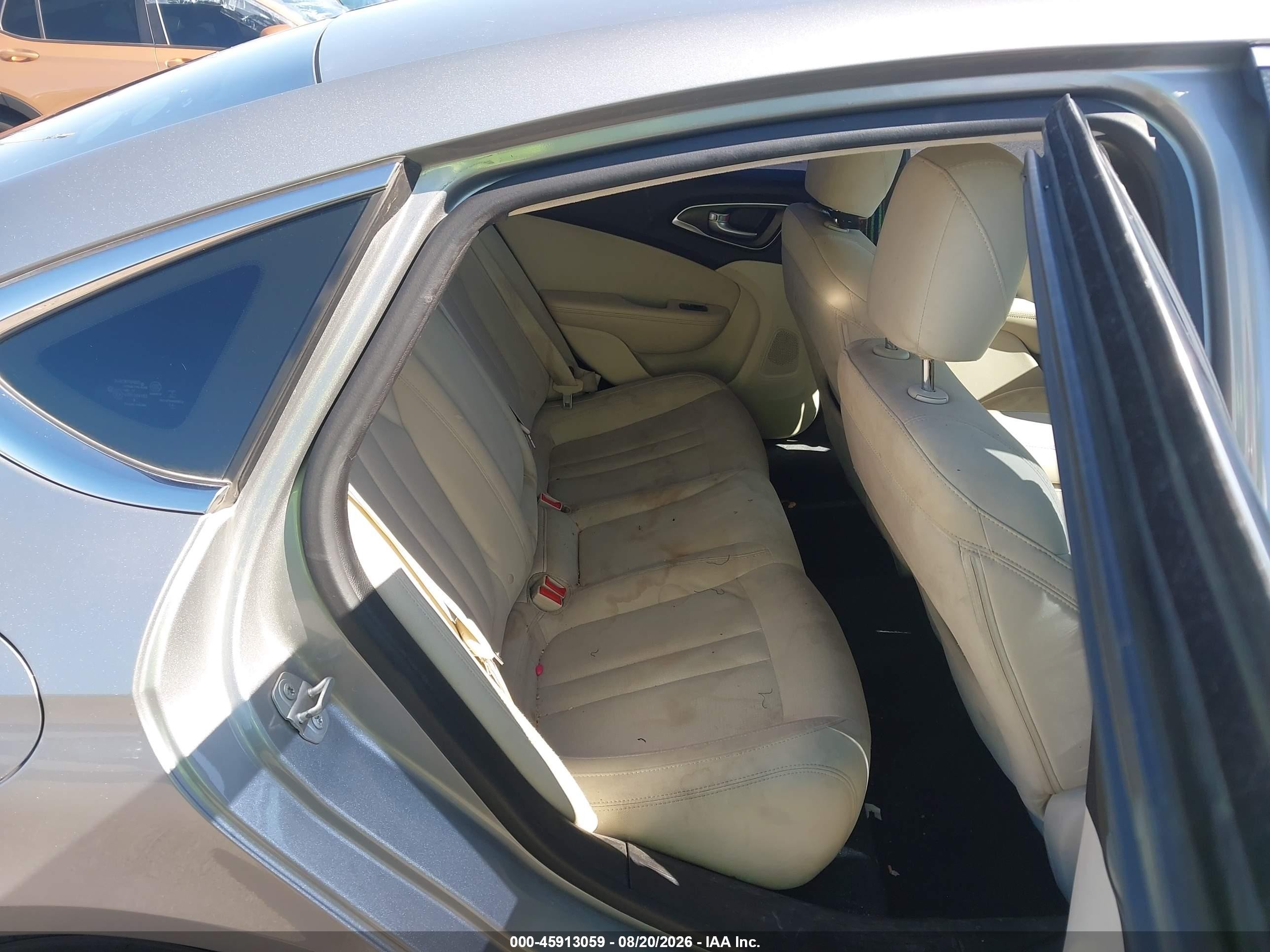 2015 Chrysler 200 VIN 1C3CCCAB6FN755675 IAAI salvage auction — Rear End, Salvage (Arizona), sold $1,000 on 2026-09-03 (photo 8)