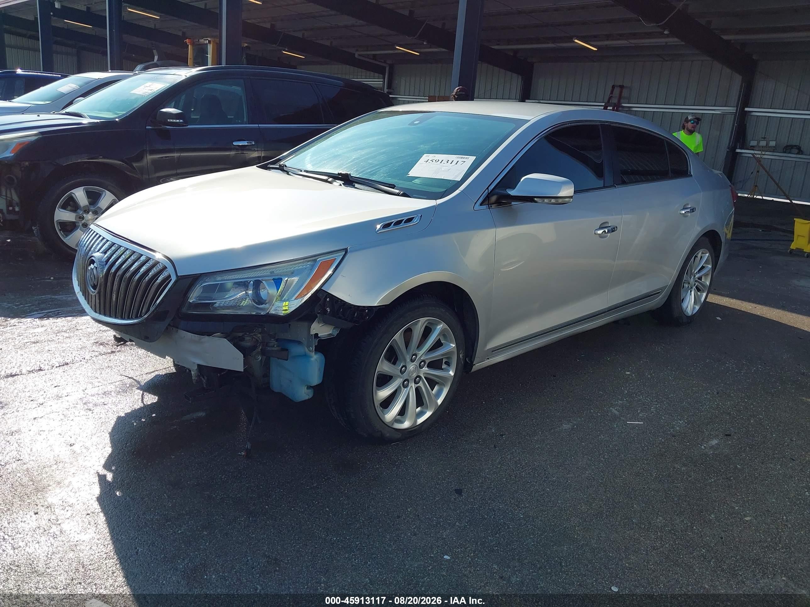 2015 Buick Lacrosse VIN 1G4GB5G38FF132754 IAAI salvage auction — Front End, Salvage (Iowa), sold $575 on 2026-09-04 (photo 2)