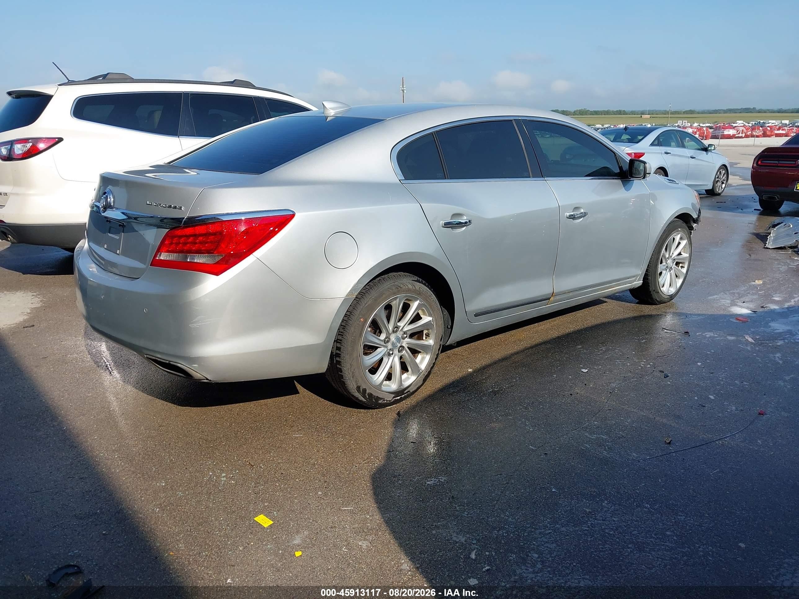 2015 Buick Lacrosse VIN 1G4GB5G38FF132754 IAAI salvage auction — Front End, Salvage (Iowa), sold $575 on 2026-09-04 (photo 4)