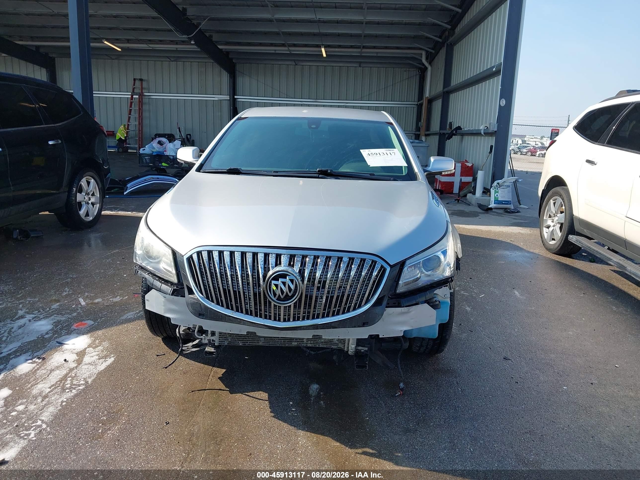 2015 Buick Lacrosse VIN 1G4GB5G38FF132754 IAAI salvage auction — Front End, Salvage (Iowa), sold $575 on 2026-09-04 (photo 6)