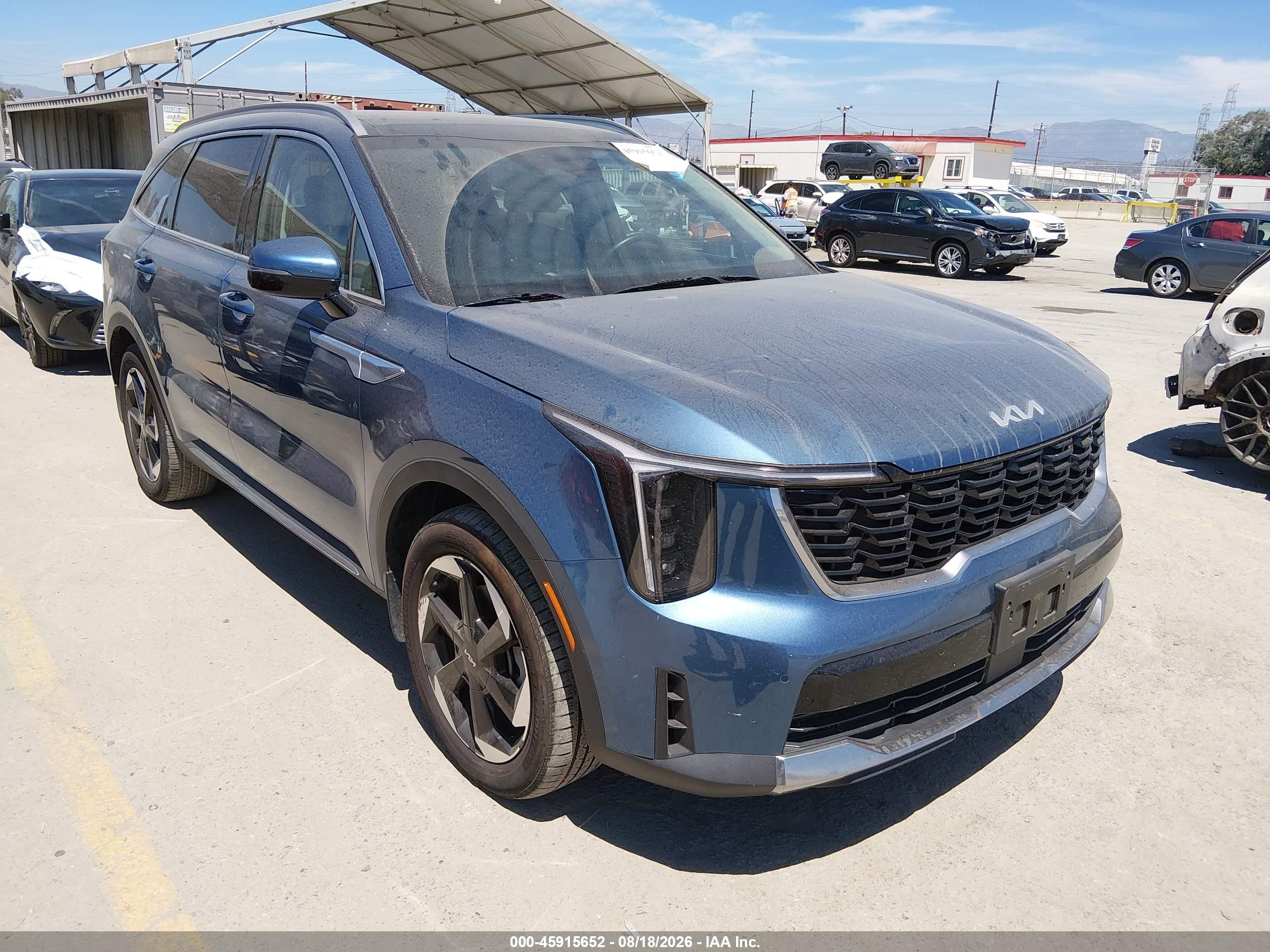2025 Kia Sorento Hybrid VIN KNDRH4JG4S5313531 — IAAI salvage auction photo