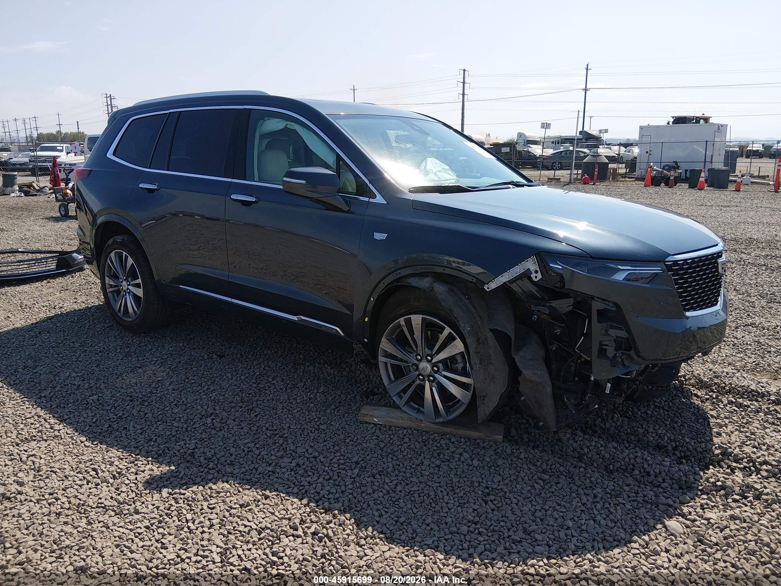 2021 Cadillac XT6 VIN 1GYKPDRS2MZ213818 — IAAI salvage auction photo